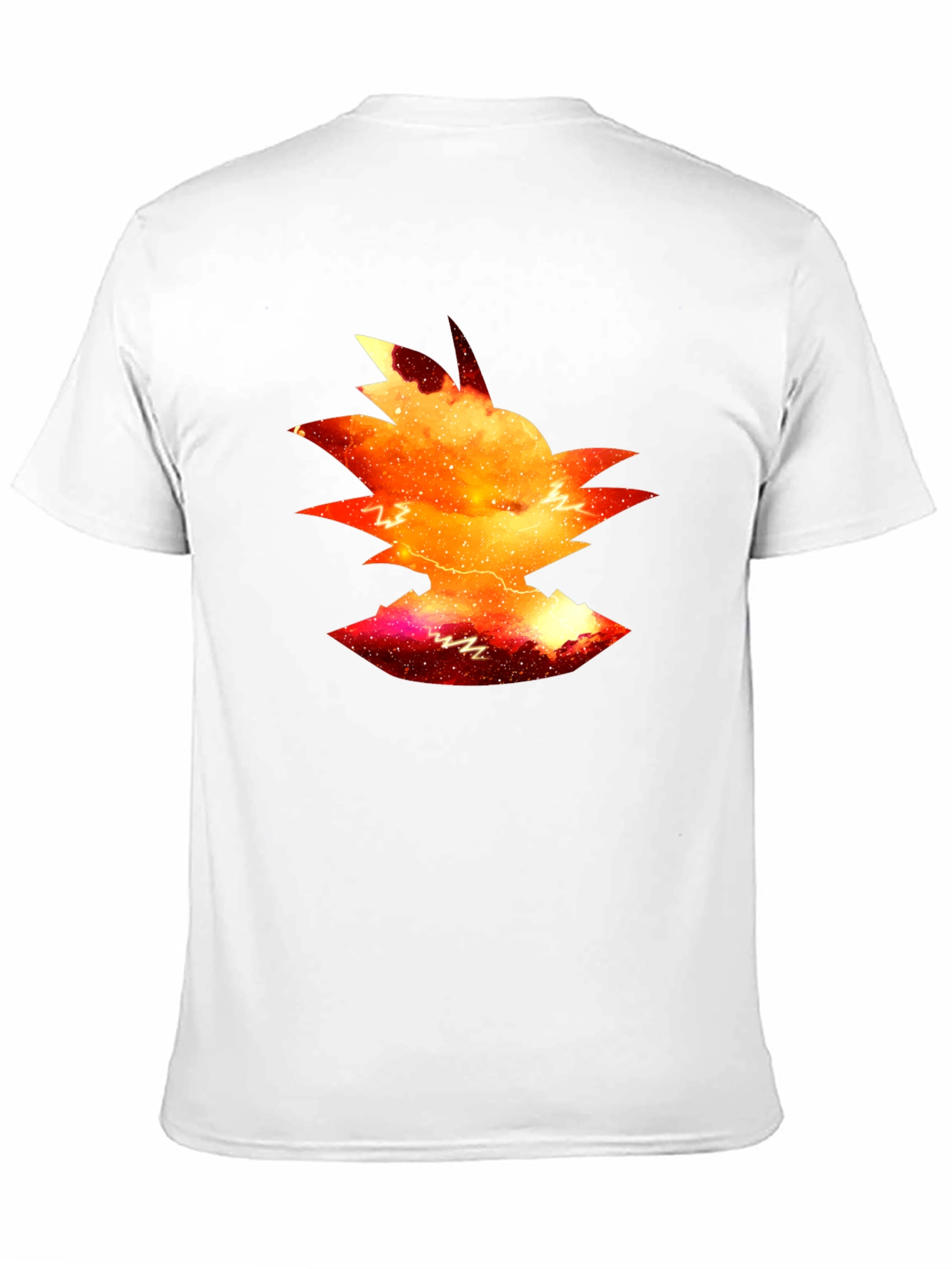 Goku Galaxy Silhouette Tee - Black