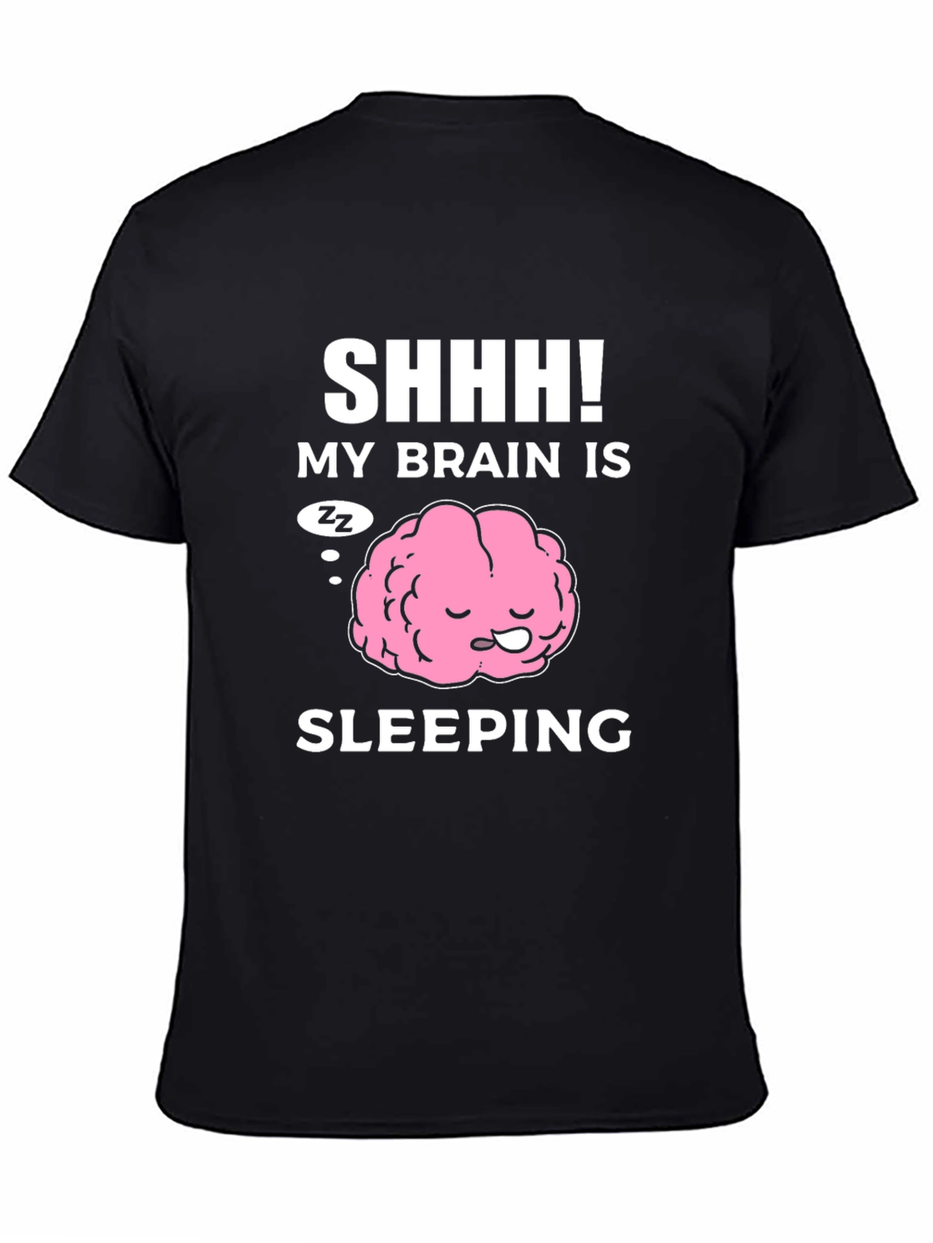 Brain Sleeping Funny Graphic T-Shirt