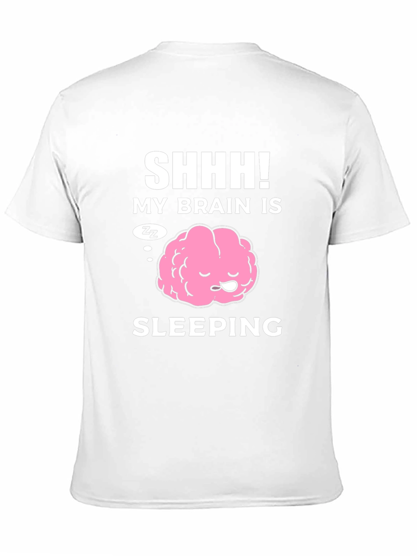 Brain Sleeping Funny Graphic T-Shirt