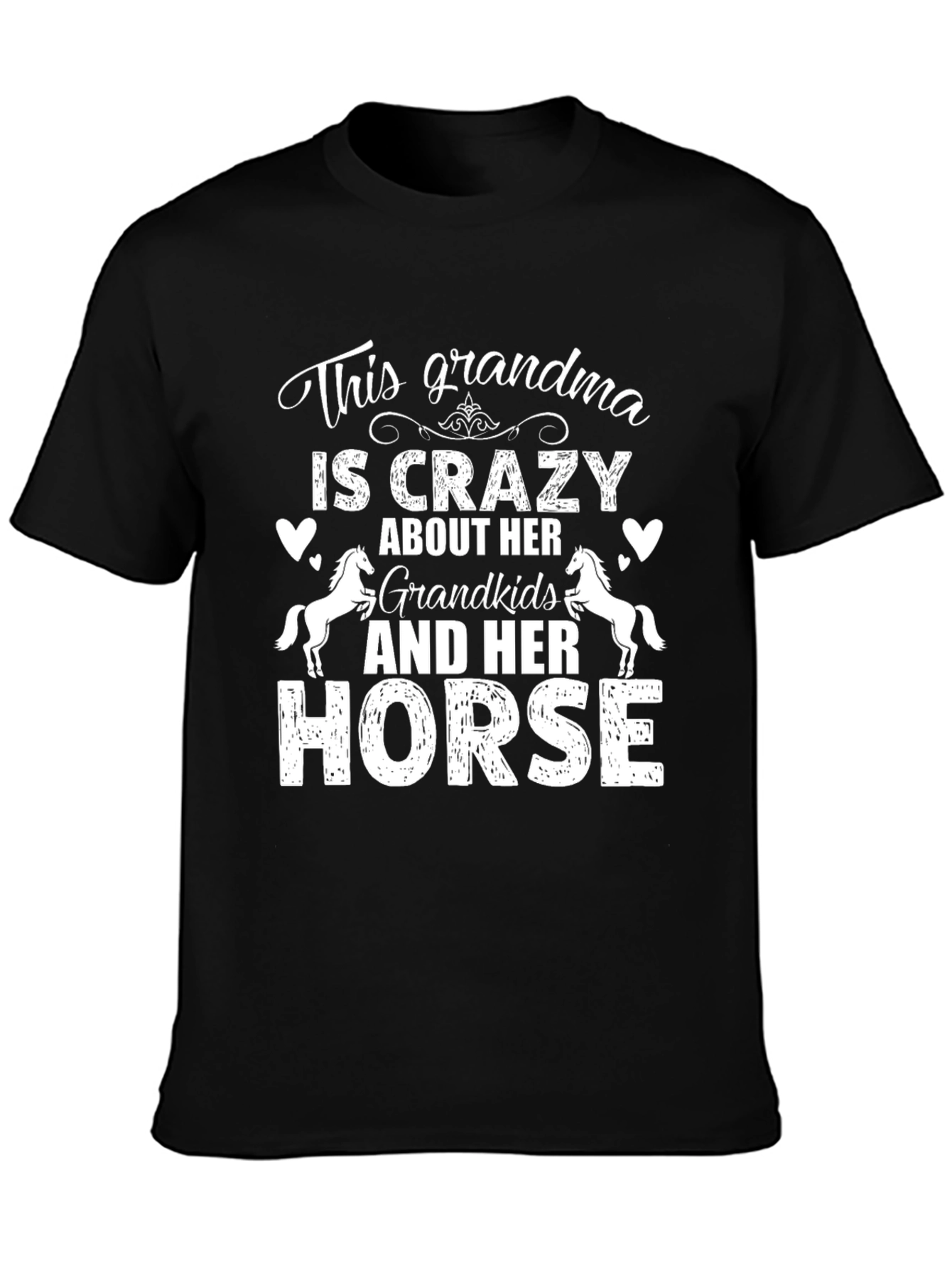 Crazy Grandma Horse T-Shirt