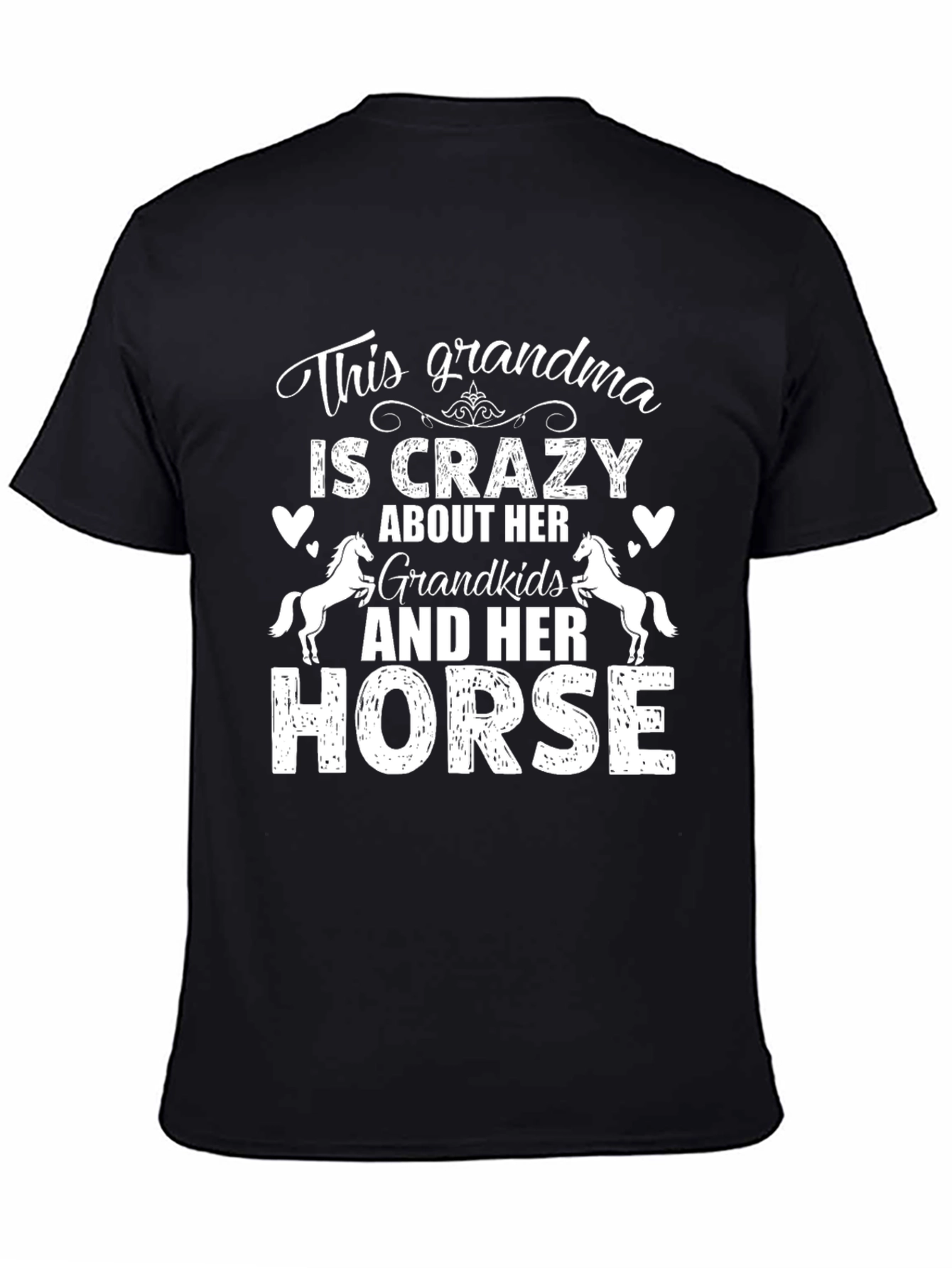 Crazy Grandma Horse T-Shirt