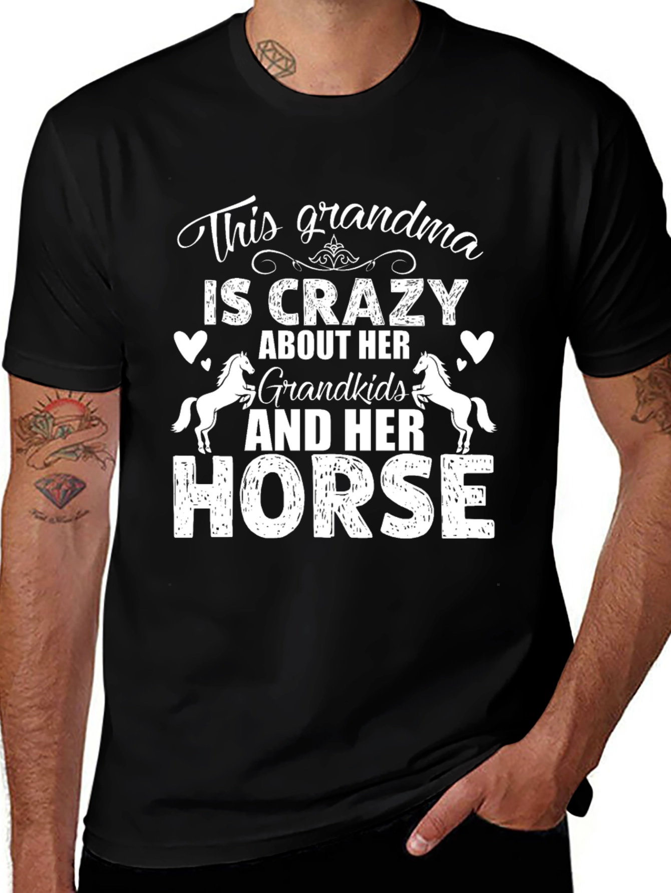Crazy Grandma Horse T-Shirt