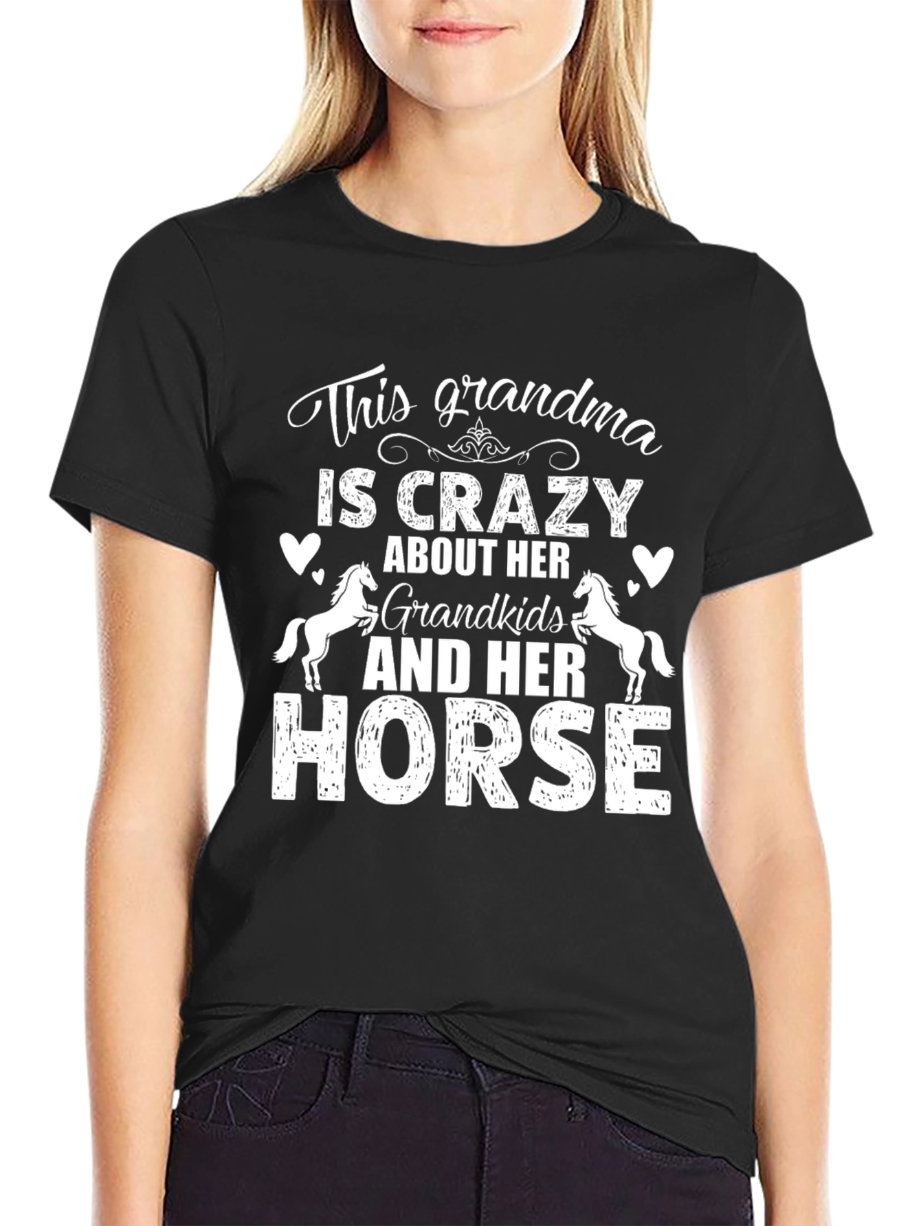 Crazy Grandma Horse T-Shirt