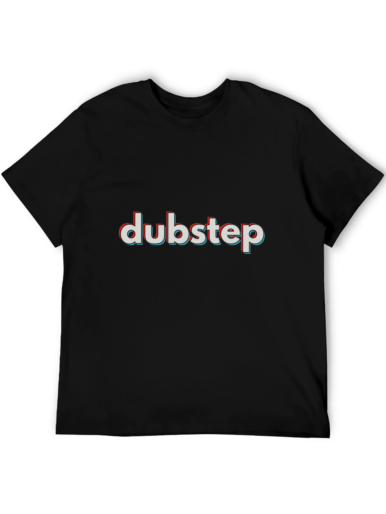 Dubstep Graphic Tee - Trendy 3D Effect Print