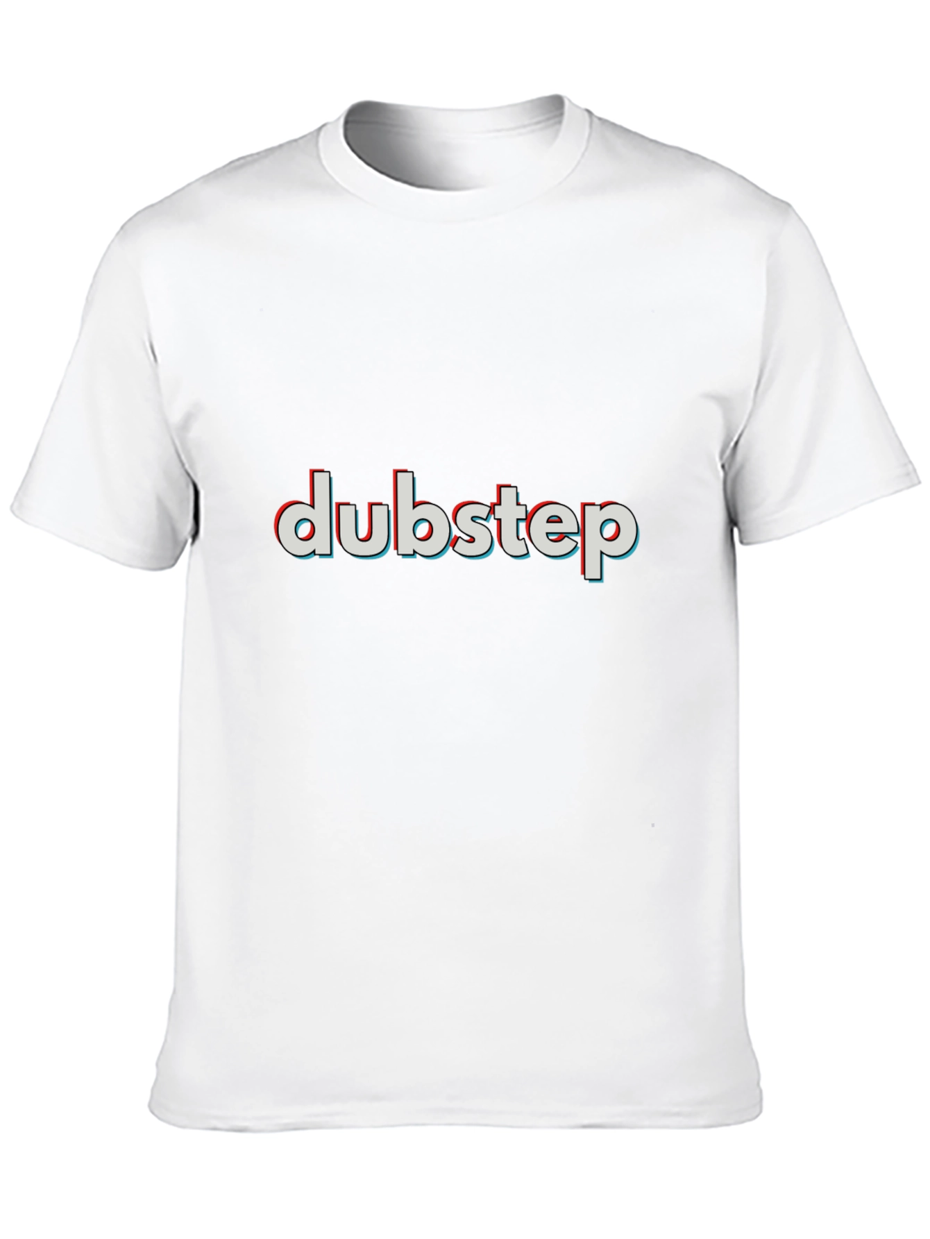 Dubstep Graphic Tee - Trendy 3D Effect Print