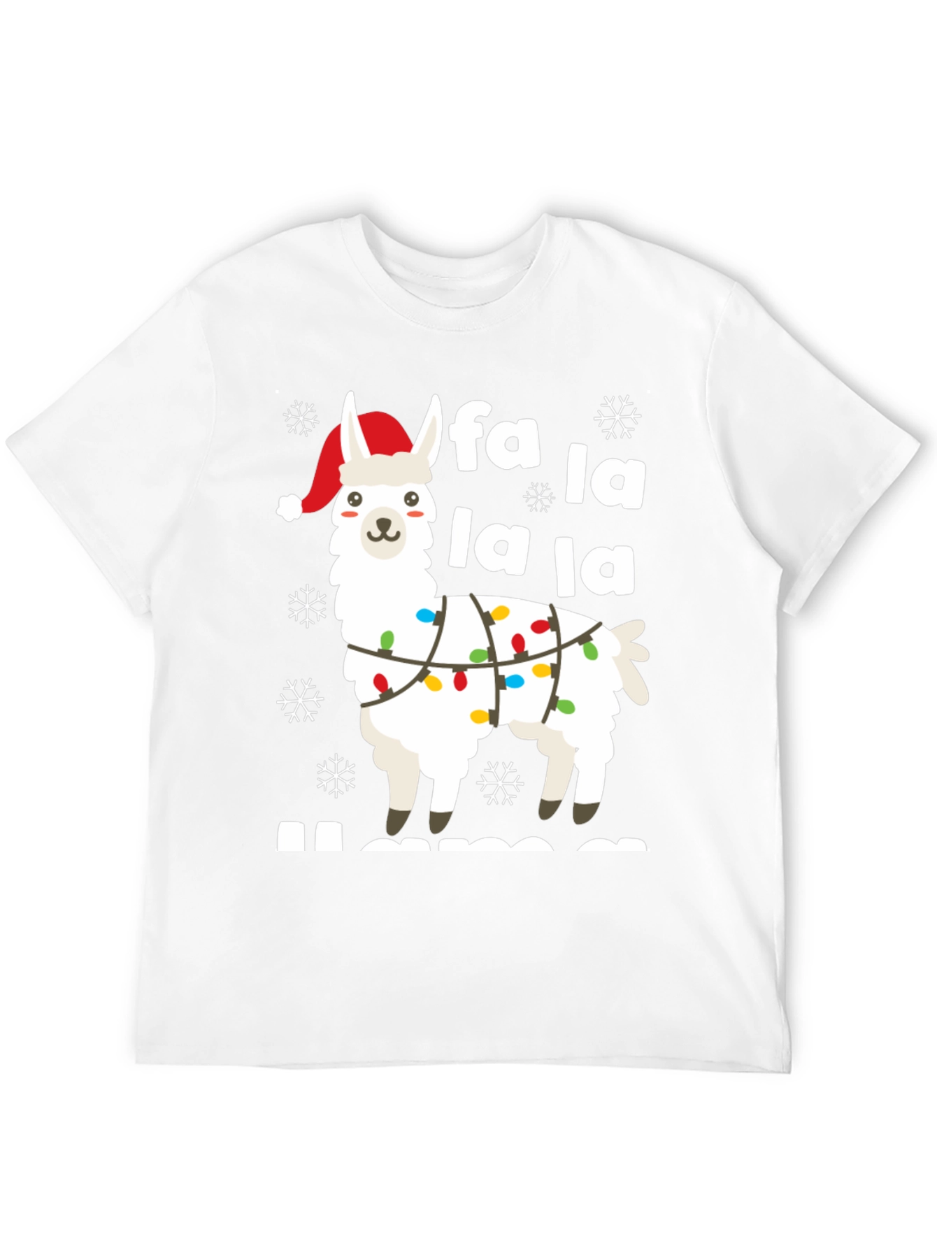 Festive Llama Holiday T-Shirt