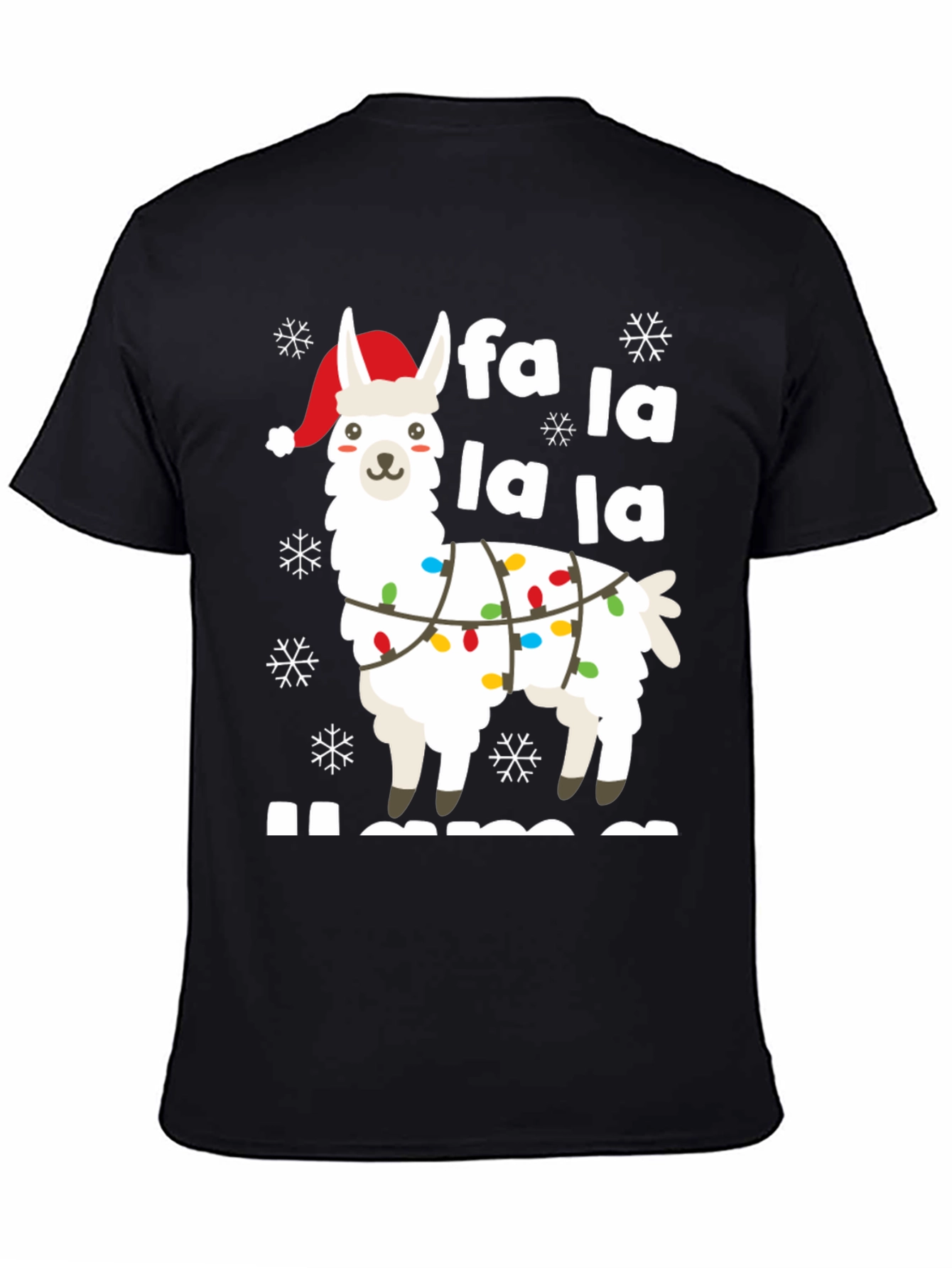 Festive Llama Holiday T-Shirt