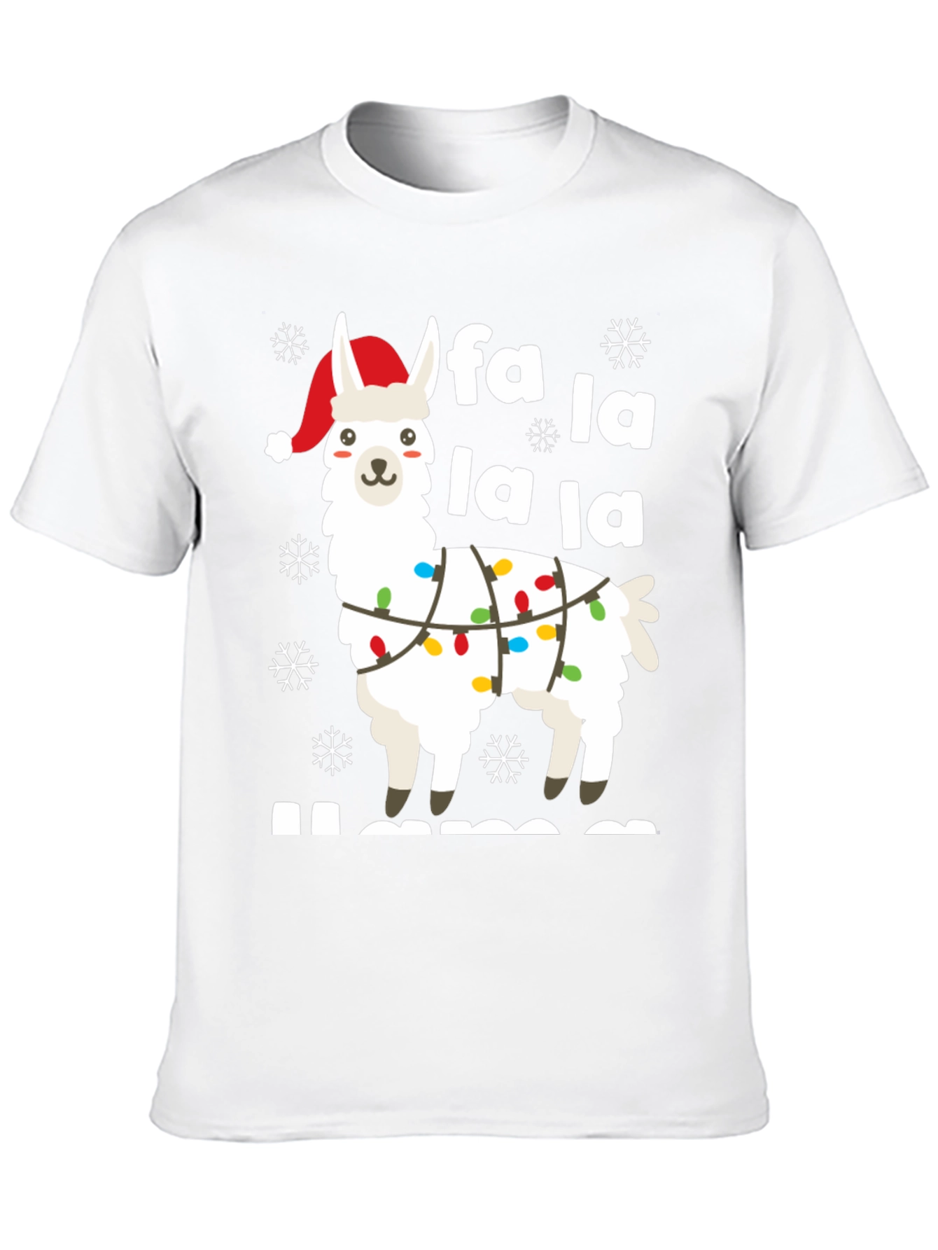 Festive Llama Holiday T-Shirt