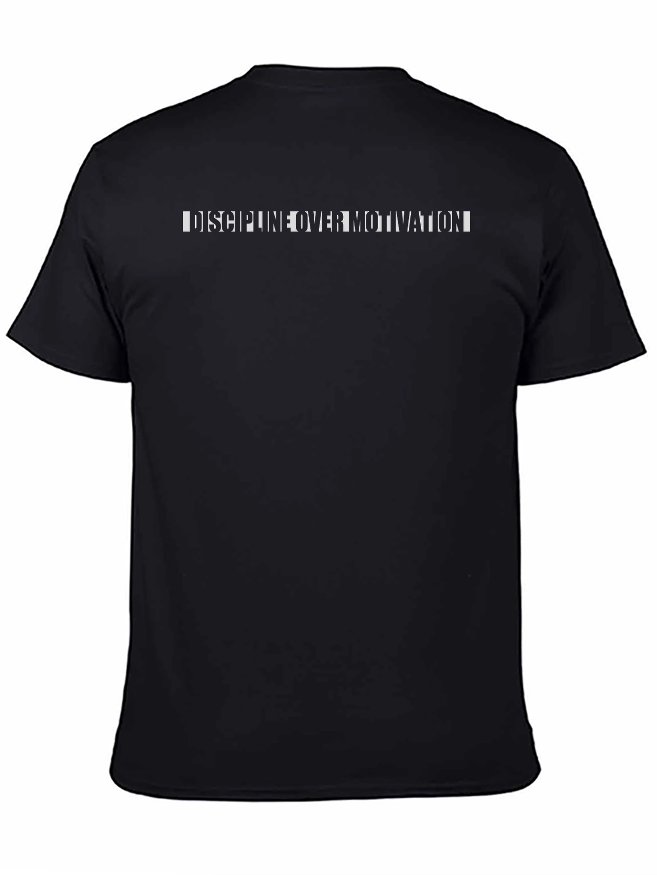 Discipline Over Motivation Black T-Shirt