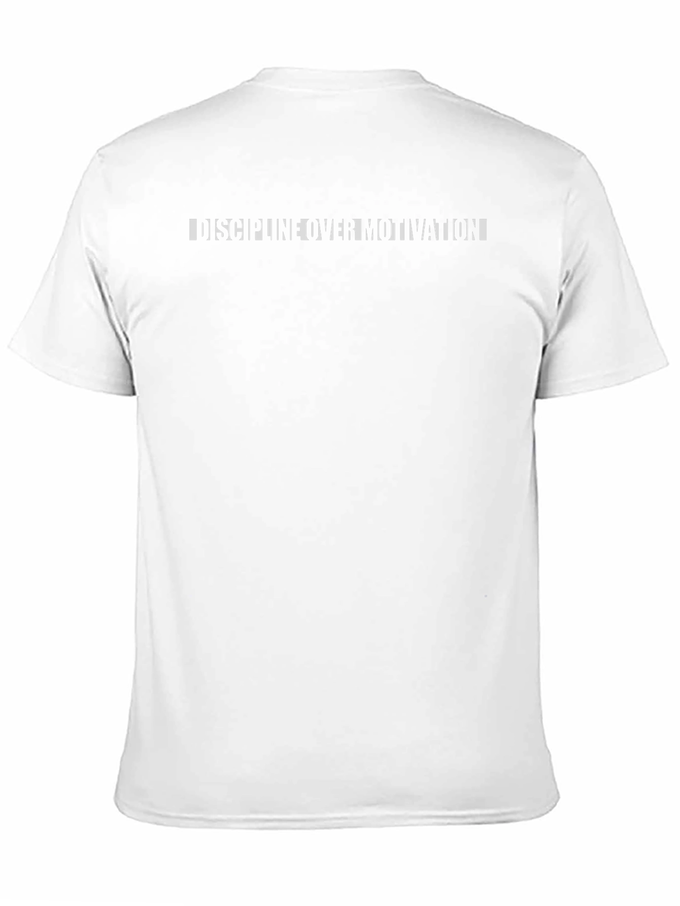 Discipline Over Motivation Black T-Shirt
