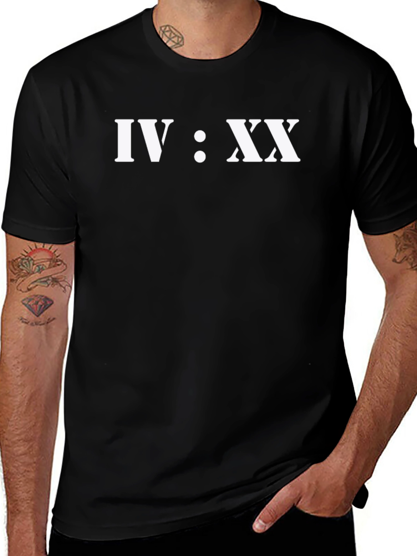 IV:XX Graphic Tee - Classic Black T-Shirt