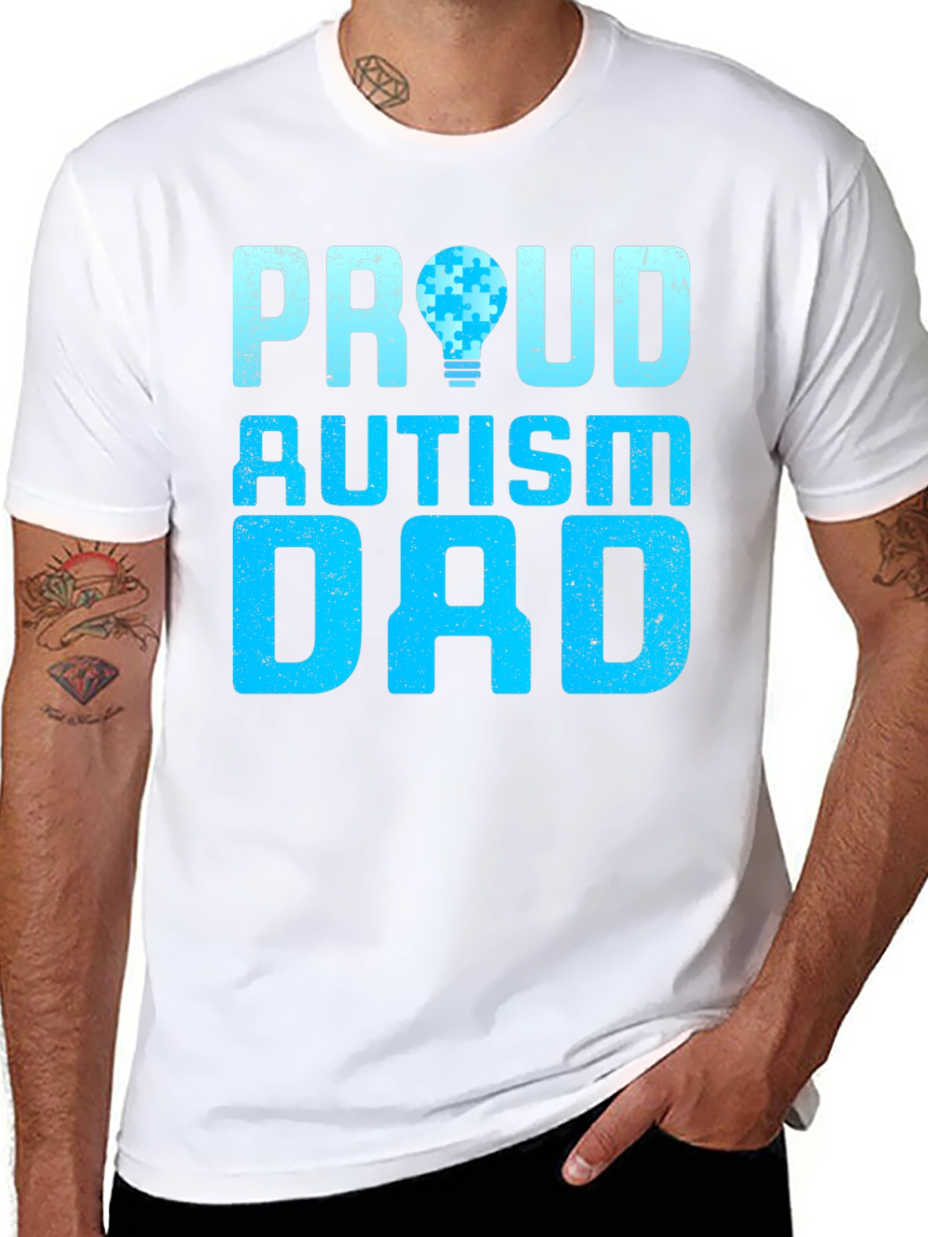 Proud Autism Dad T-Shirt