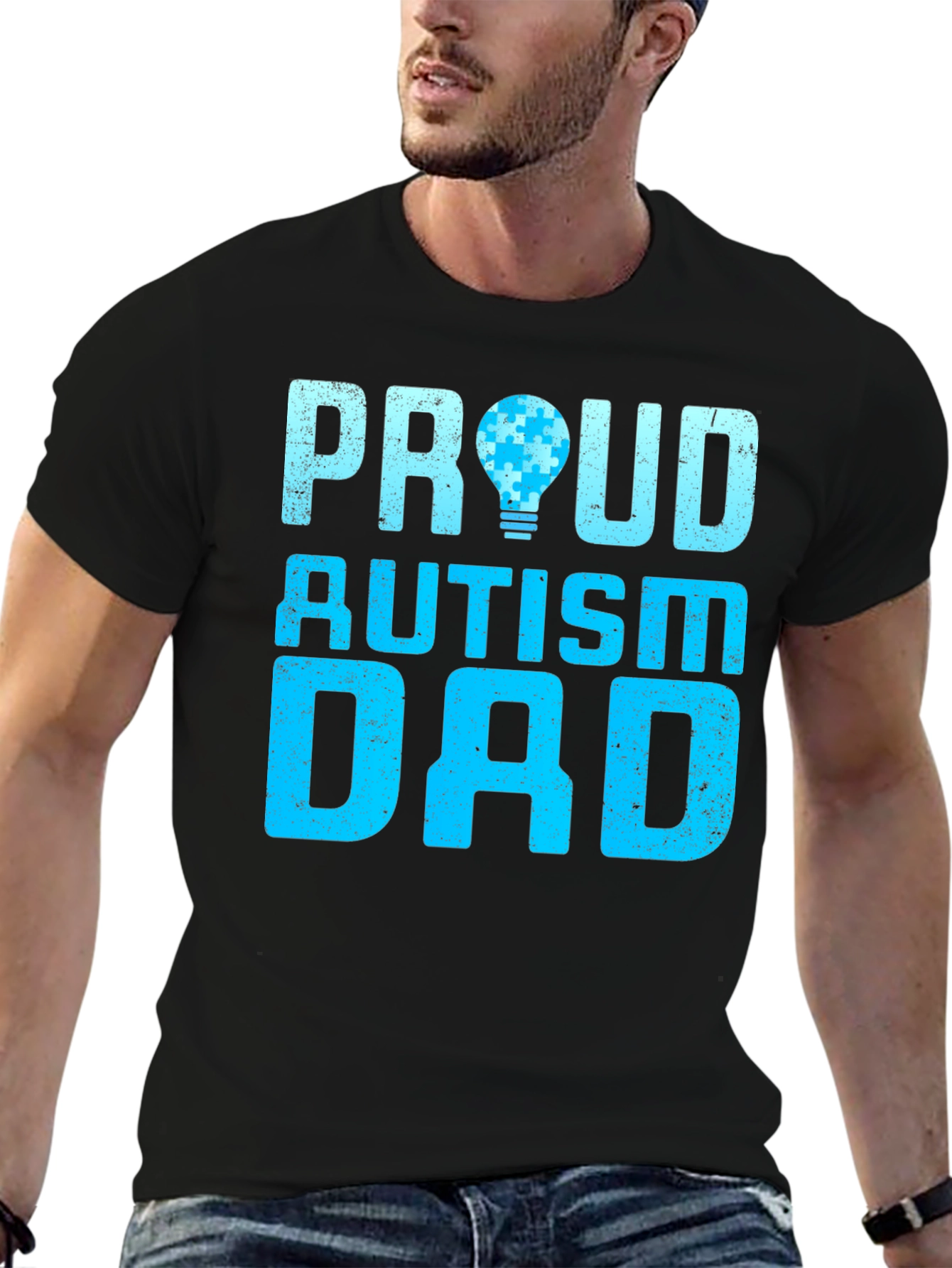 Proud Autism Dad T-Shirt