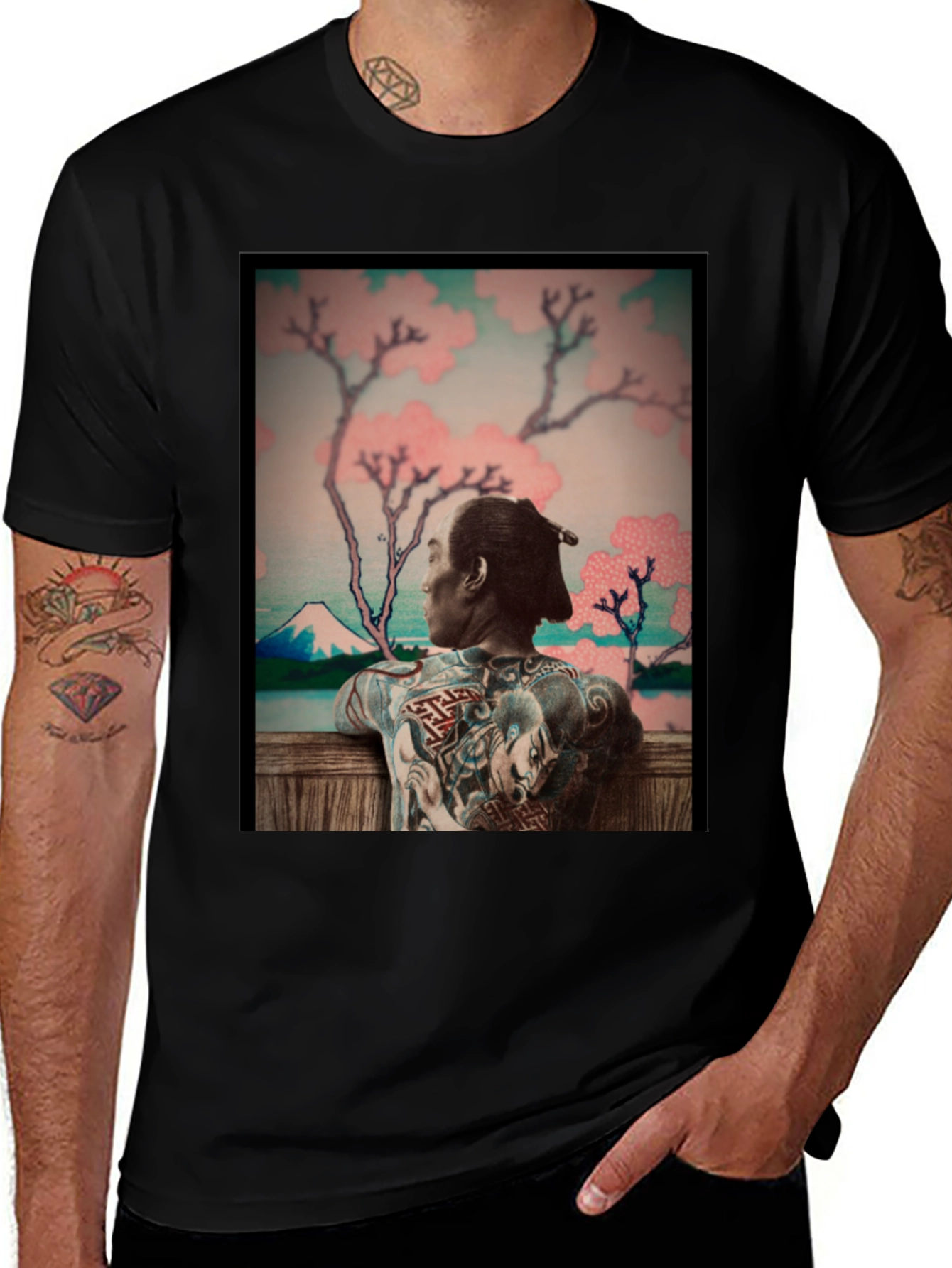 Japanese Art Tattoo T-Shirt - Unique Graphic Tee