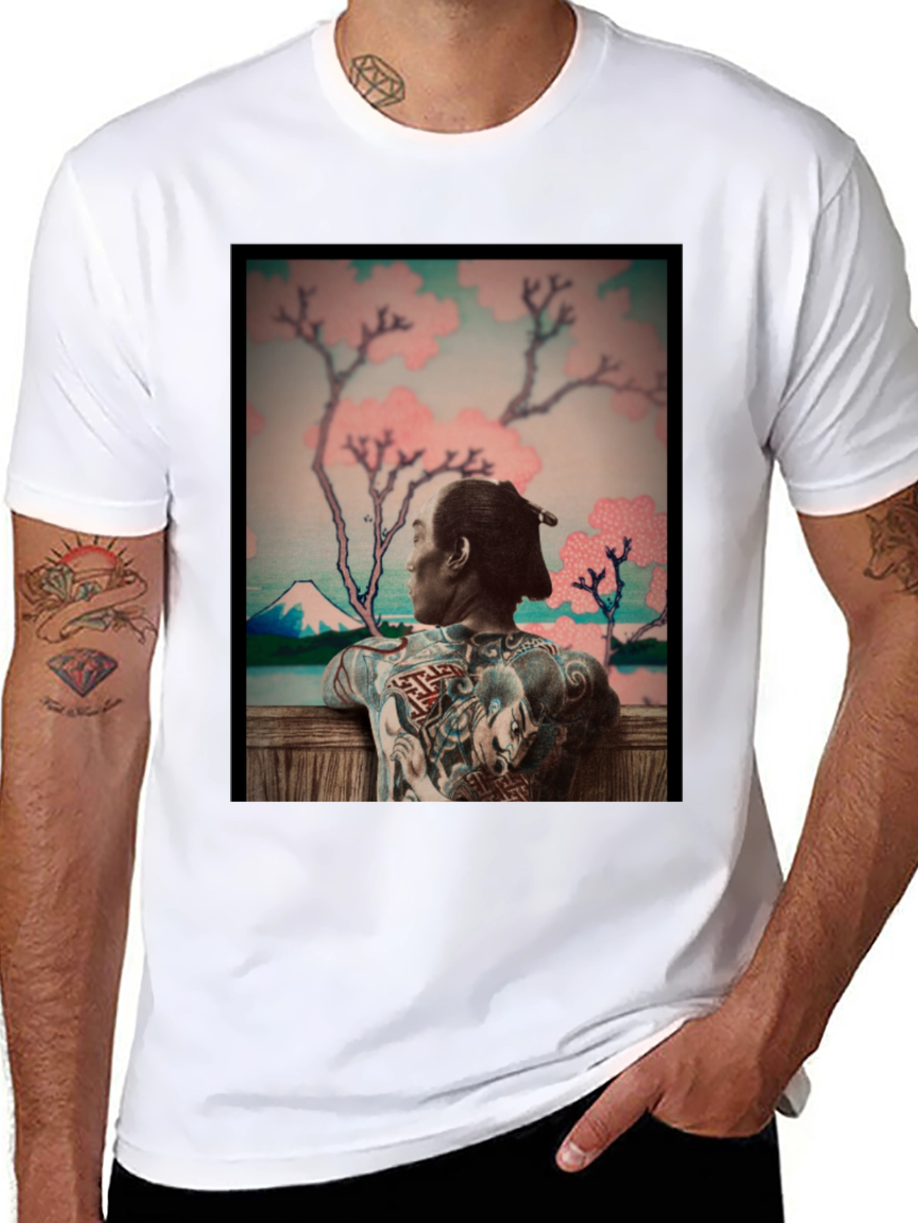 Japanese Art Tattoo T-Shirt - Unique Graphic Tee