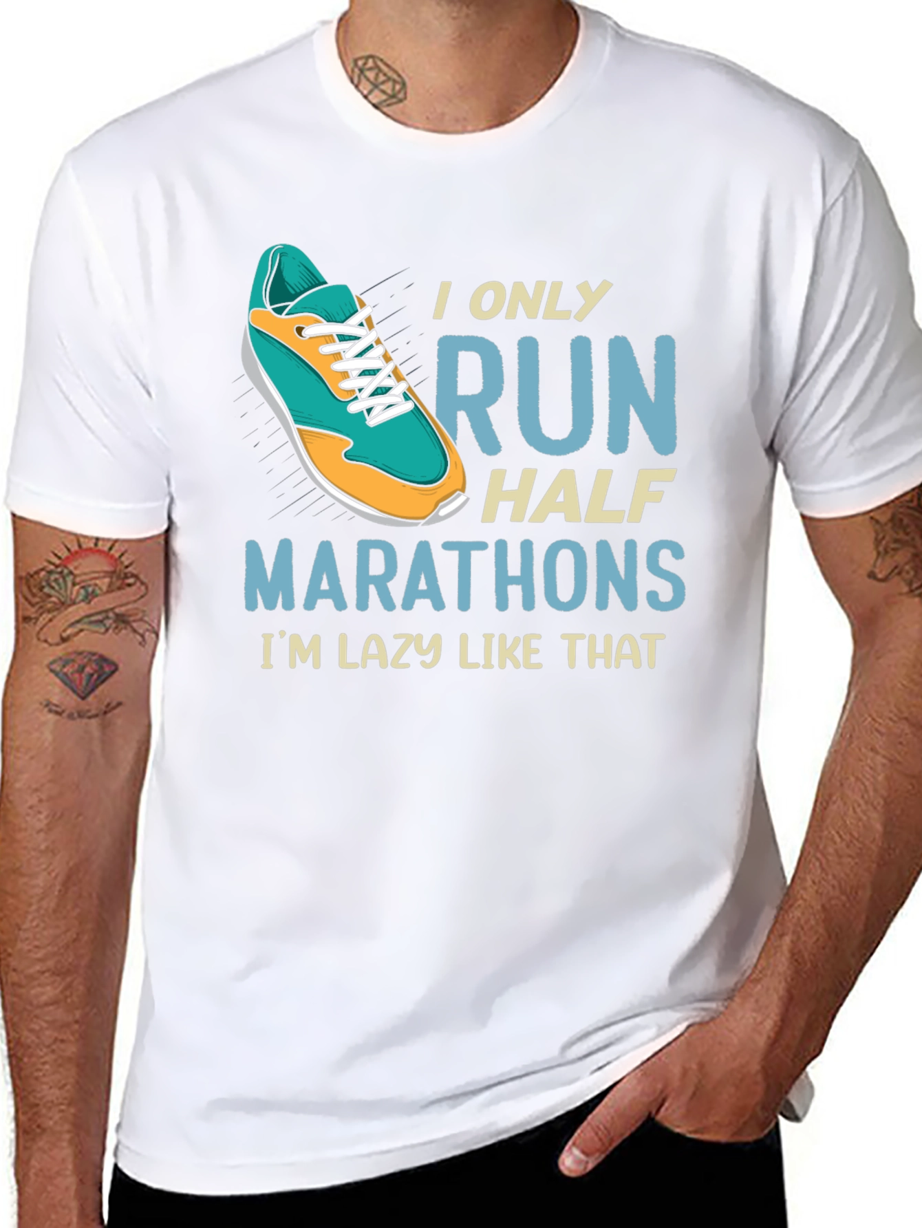 Funny Half Marathon Running T-Shirt