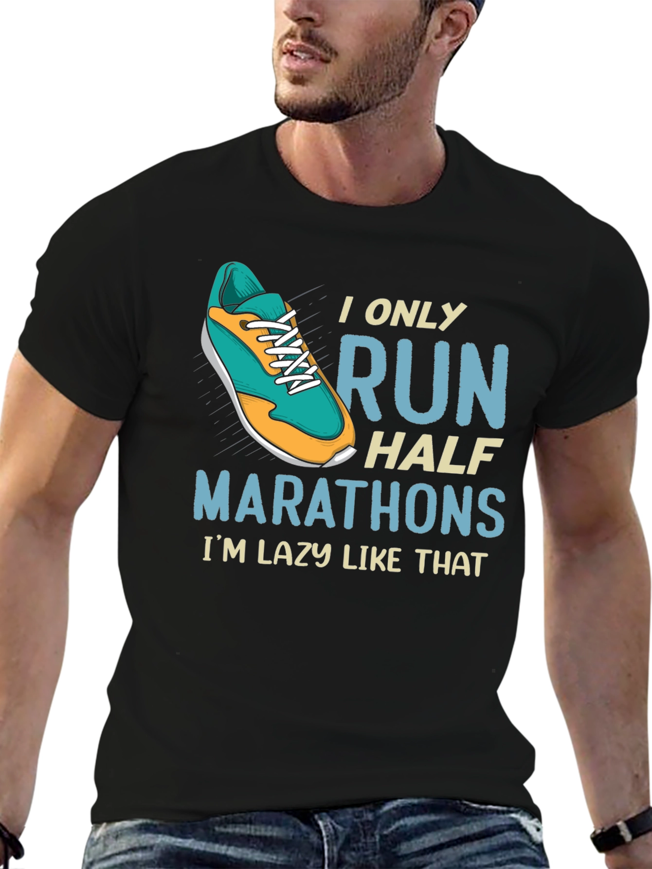 Funny Half Marathon Running T-Shirt