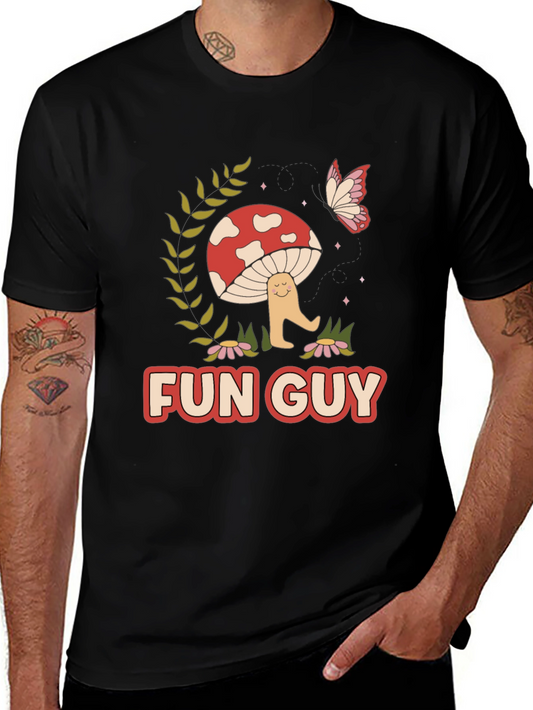 Fun Guy Mushroom Graphic Tee