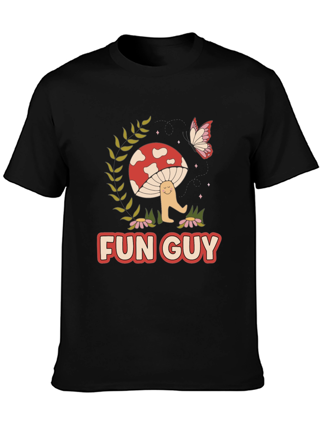 Fun Guy Mushroom Graphic Tee
