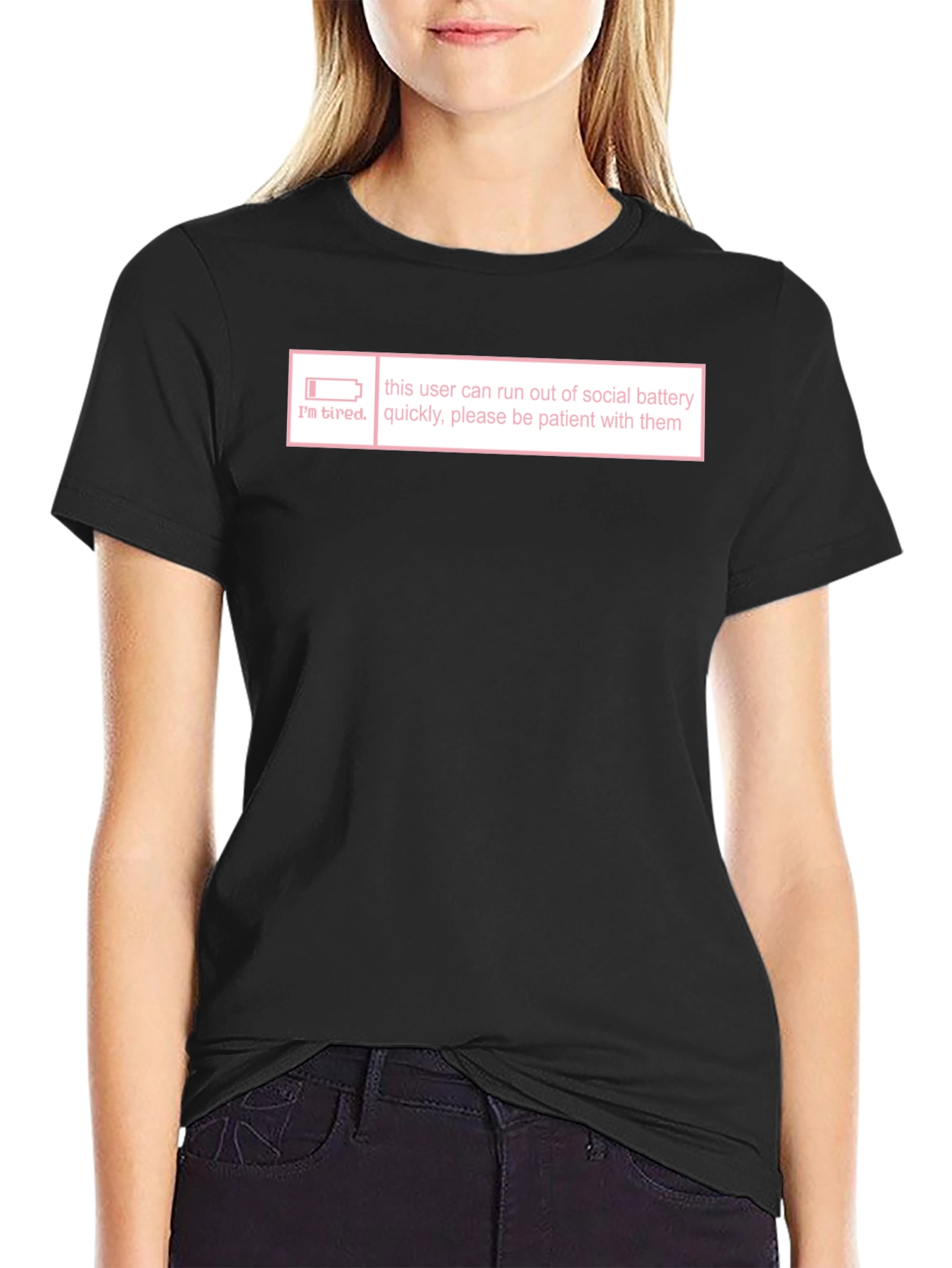 Introvert Social Battery T-Shirt - Im Tired Graphic Tee