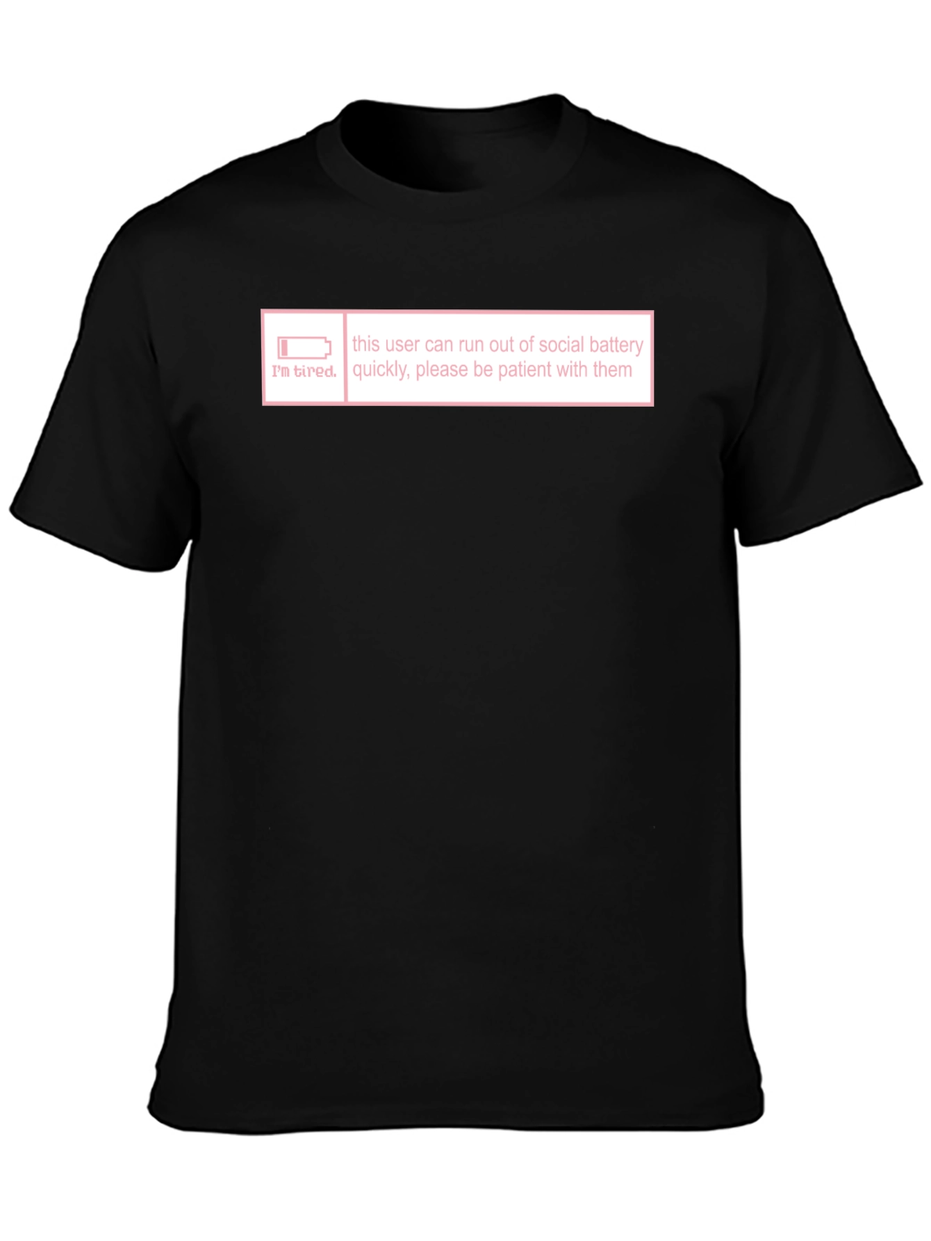 Introvert Social Battery T-Shirt - Im Tired Graphic Tee