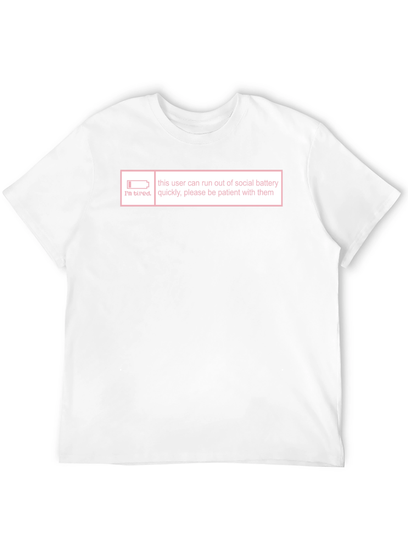 Introvert Social Battery T-Shirt - Im Tired Graphic Tee
