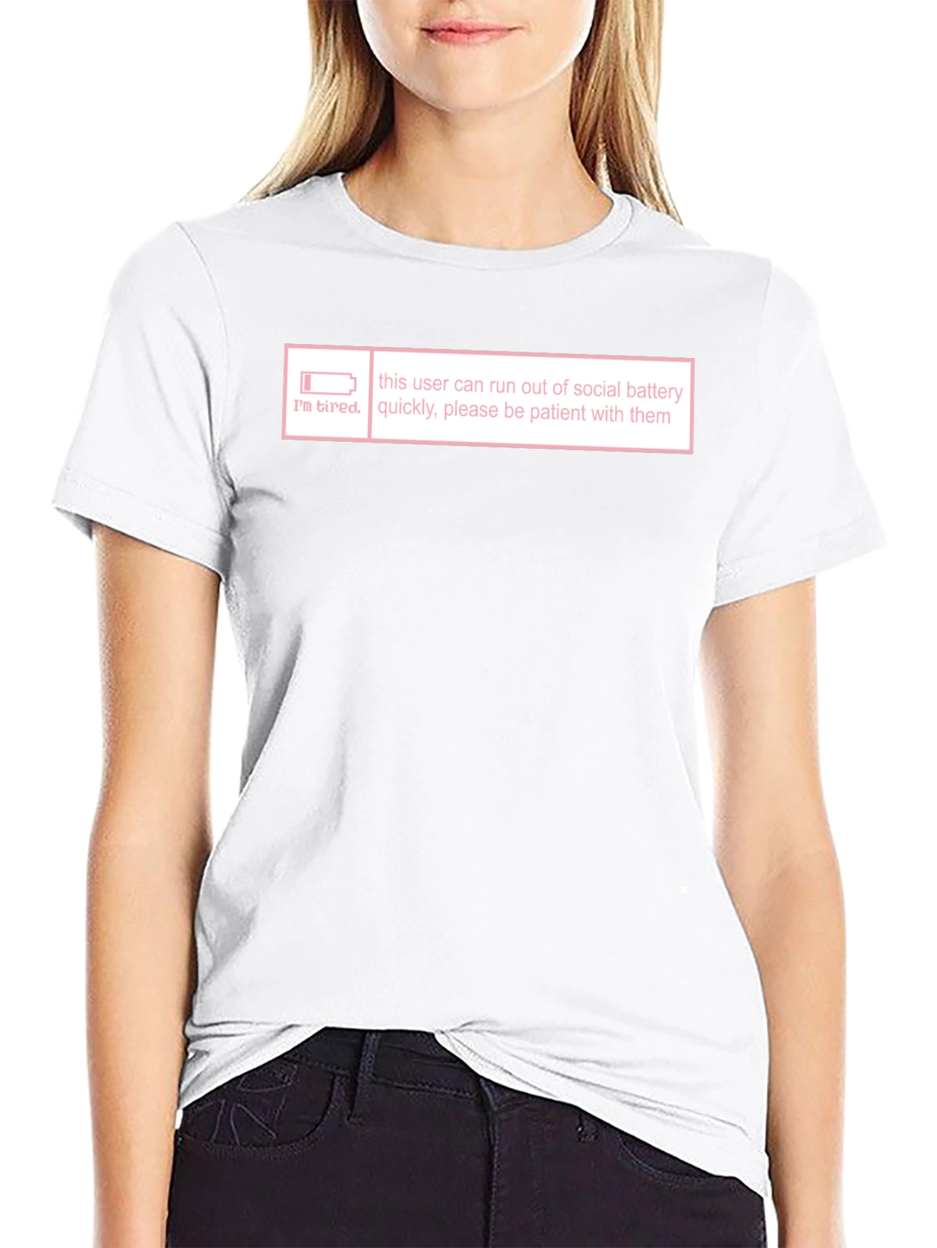 Introvert Social Battery T-Shirt - Im Tired Graphic Tee