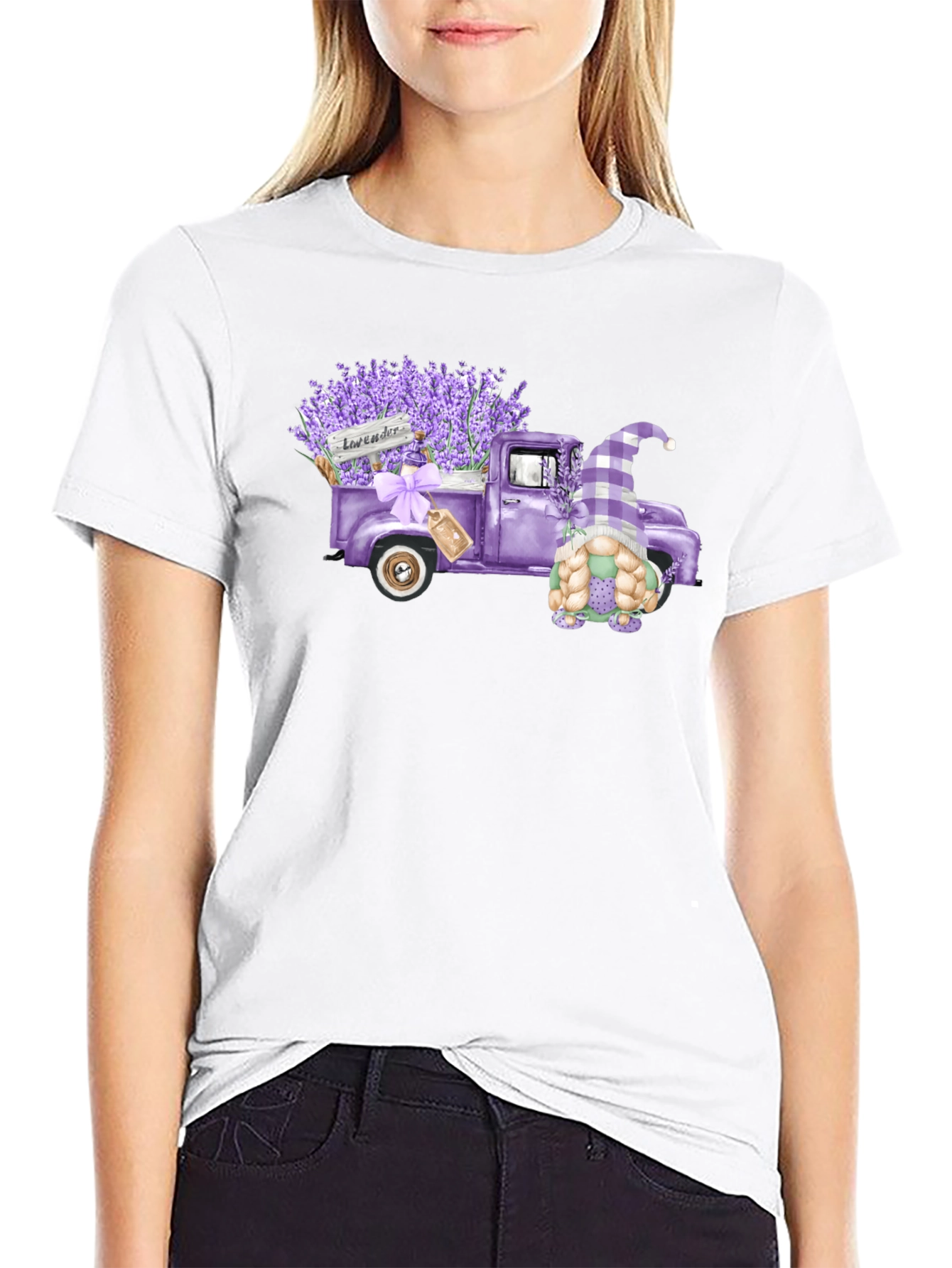 Lavender Truck Graphic Tee