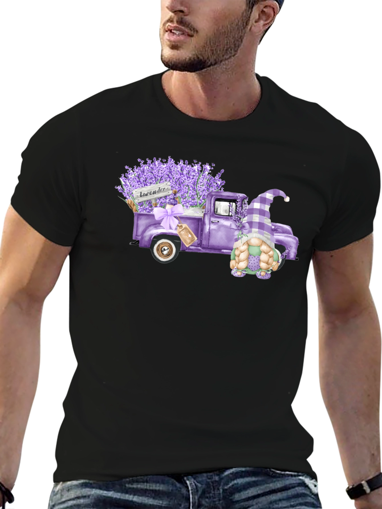 Lavender Truck Graphic Tee