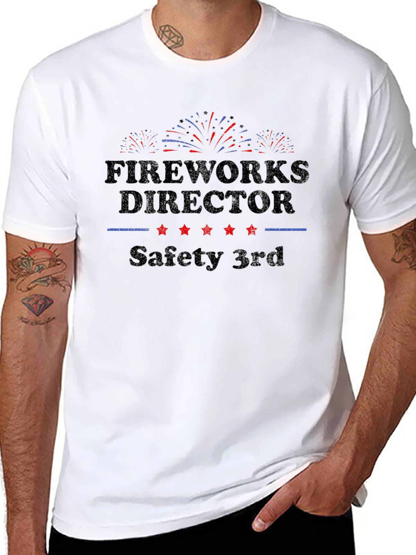 Fireworks Director Safety 3rd T-Shirt
