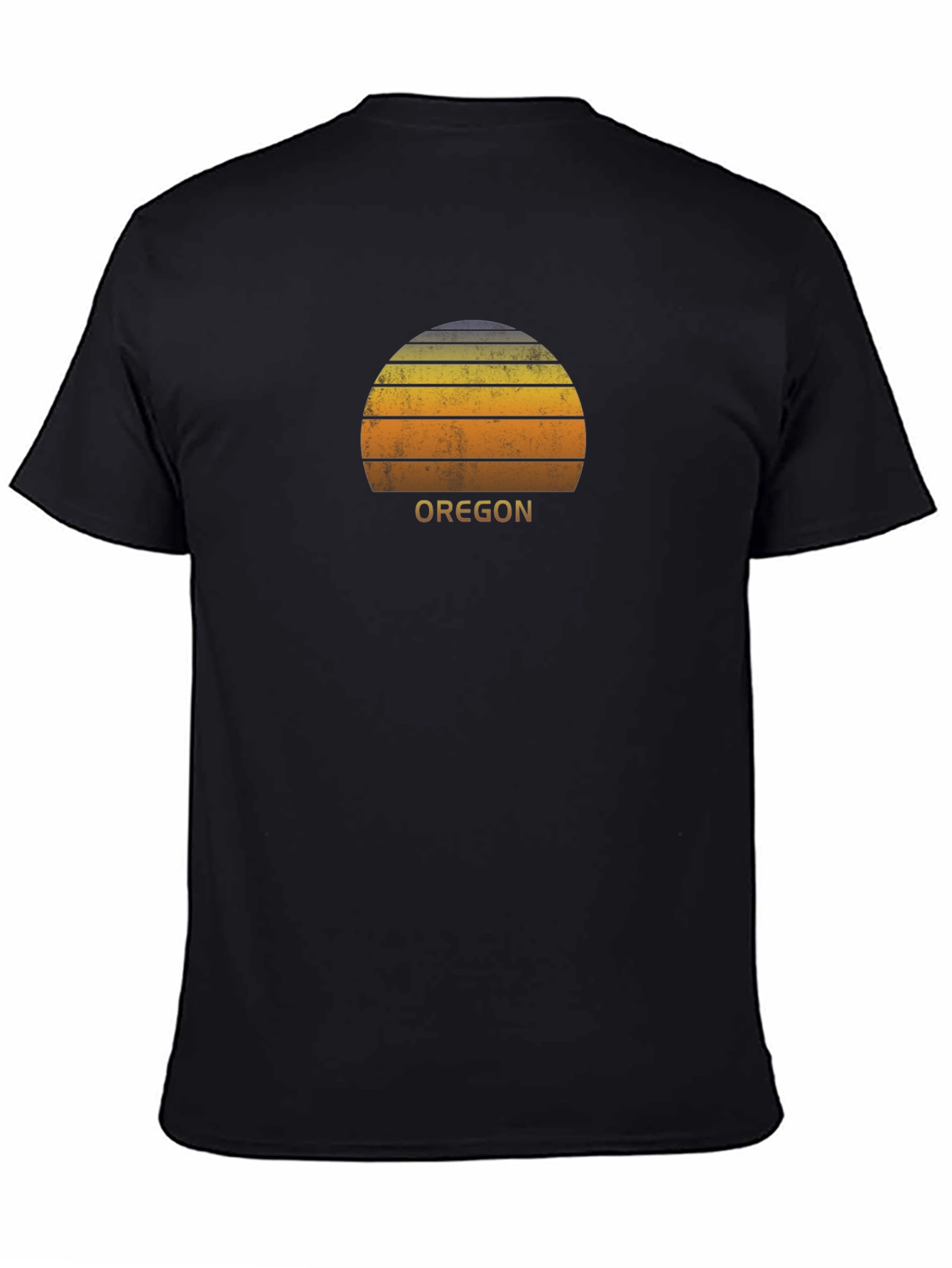 Oregon Sunset Graphic Tee - Retro Style