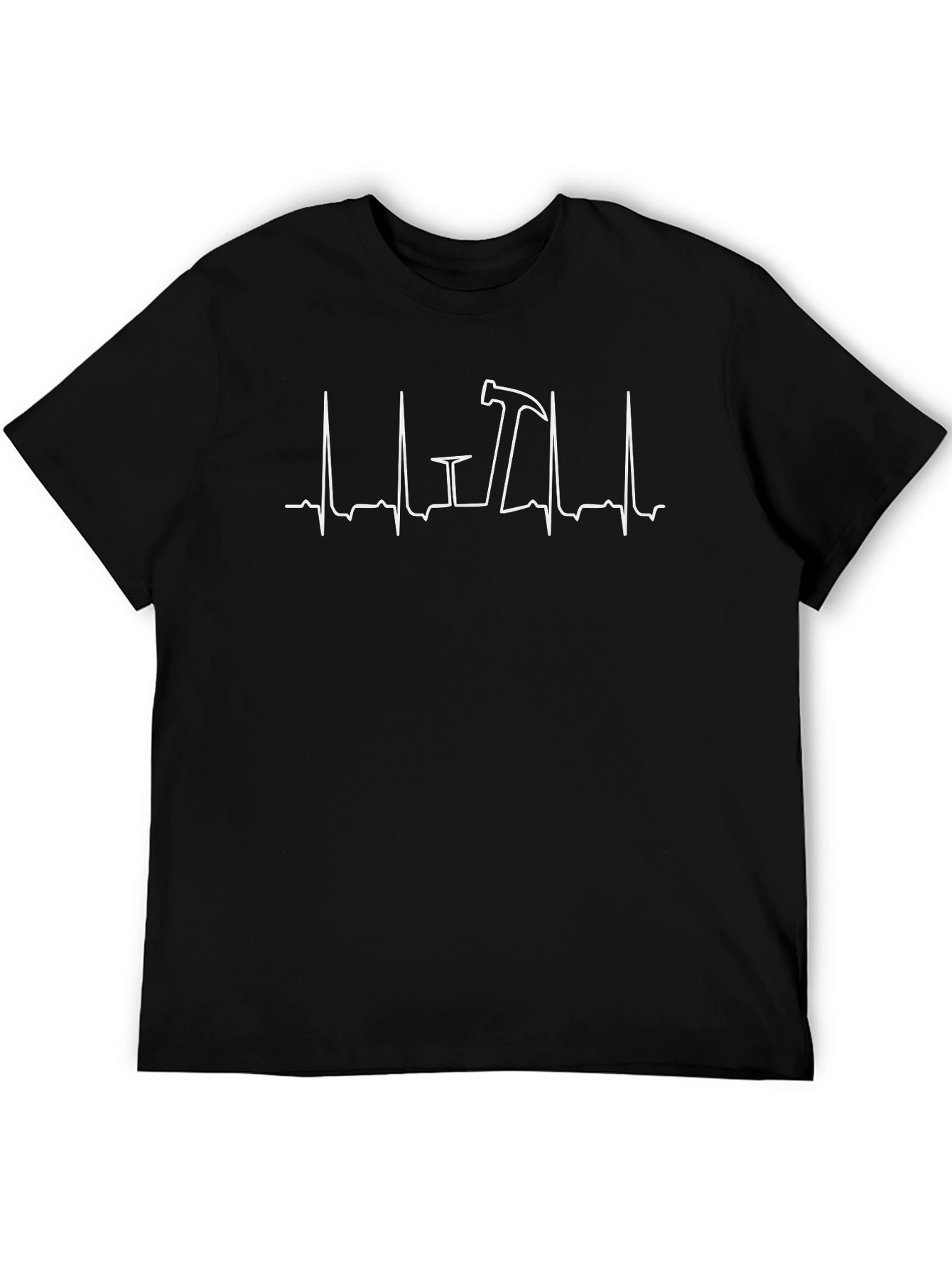 Carpenter Heartbeat T-Shirt - Black