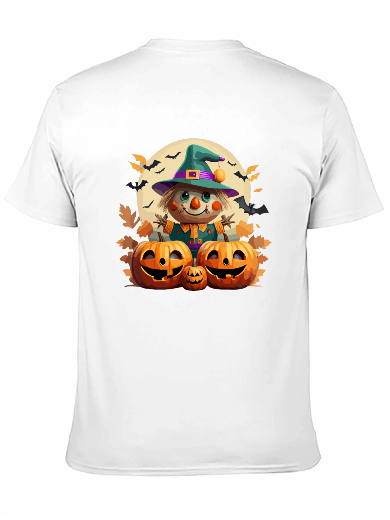 Halloween Scarecrow Pumpkin T-Shirt