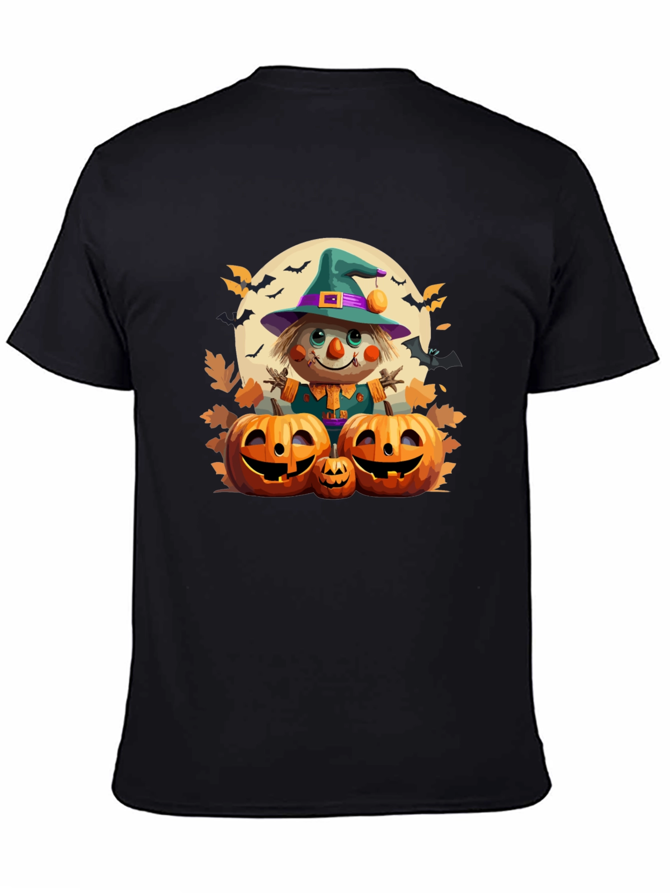 Halloween Scarecrow Pumpkin T-Shirt