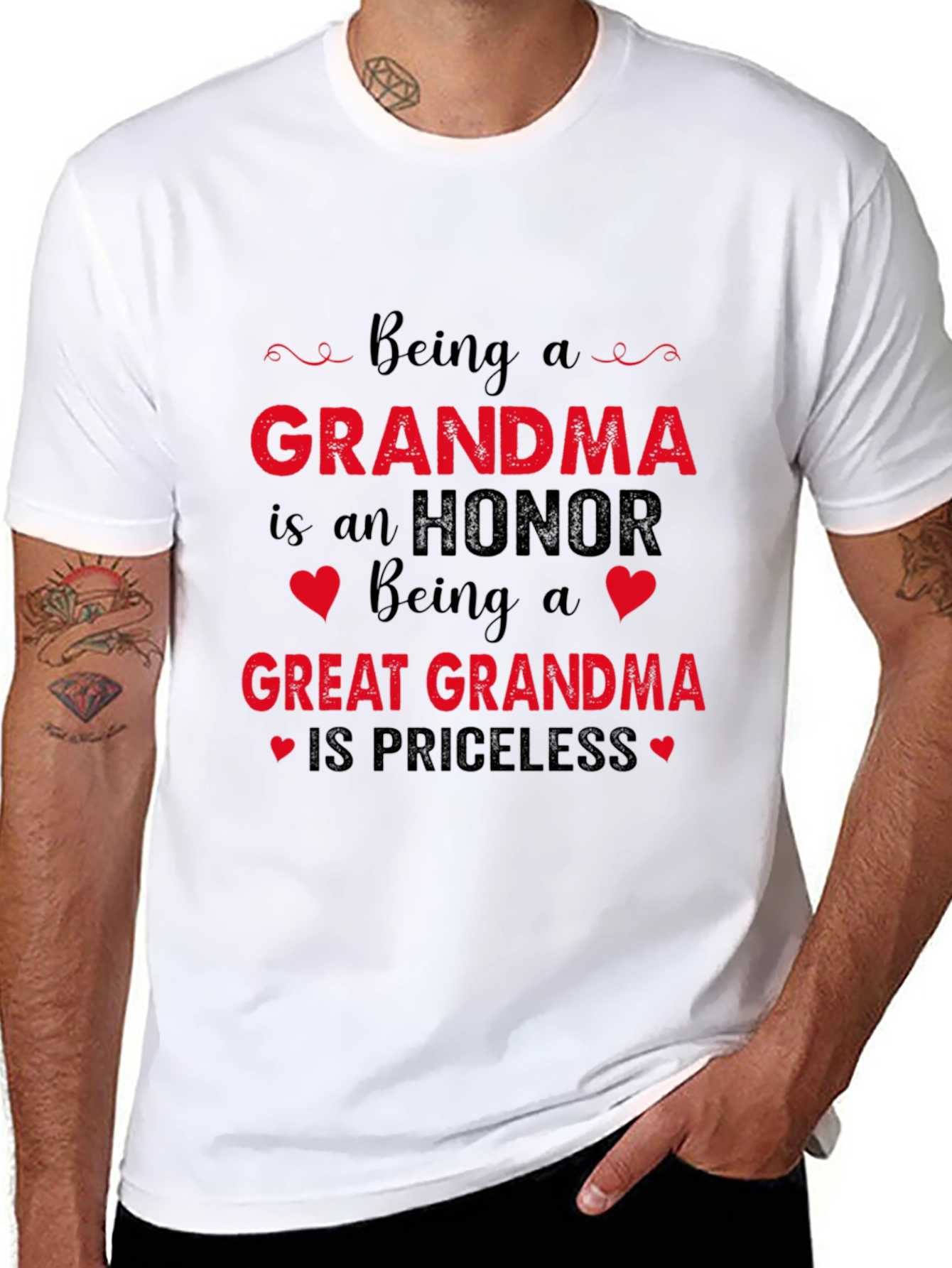 Grandma/Great Grandma T-Shirt - Honor is Priceless