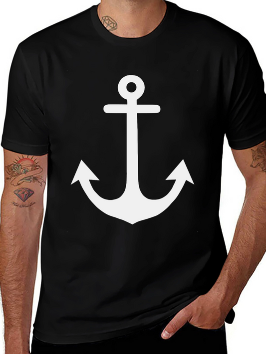Anchor Graphic T-Shirt - Casual Style