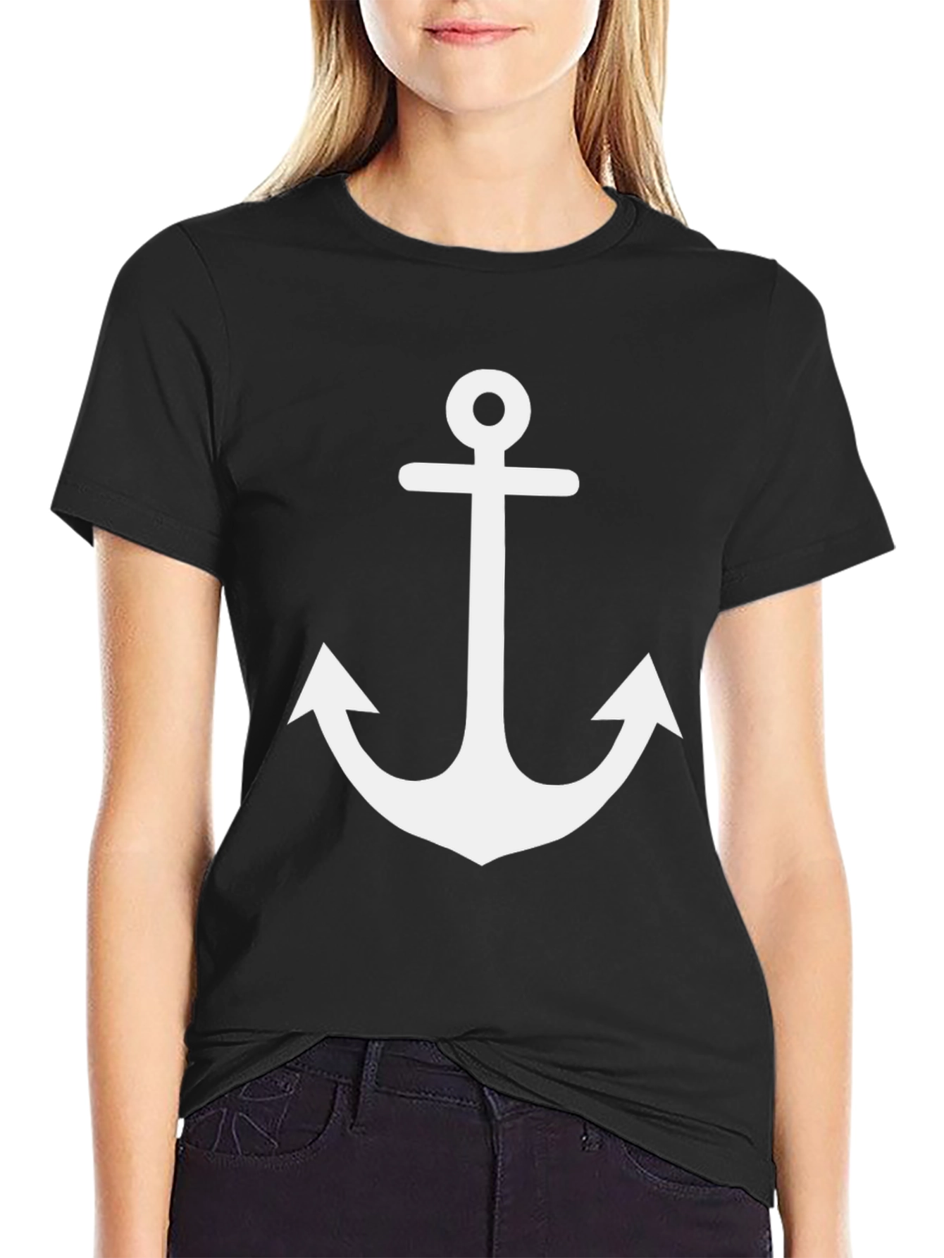 Anchor Graphic T-Shirt - Casual Style
