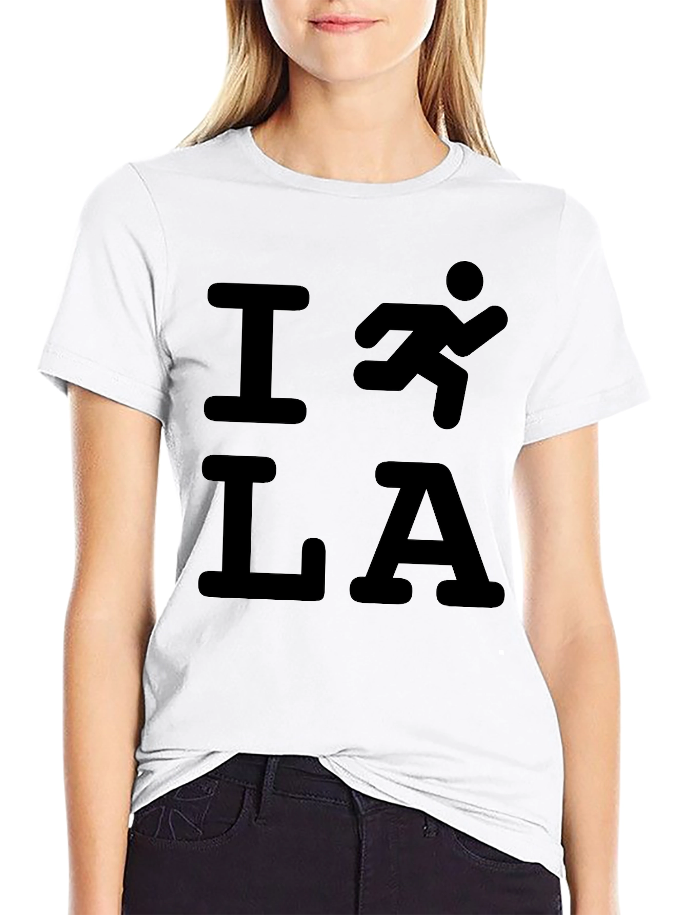 I Run LA Graphic T-Shirt