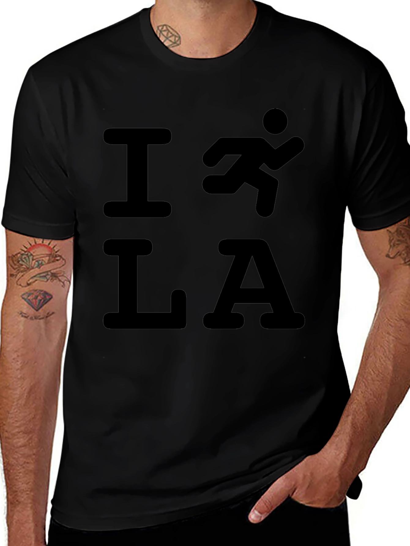 I Run LA Graphic T-Shirt