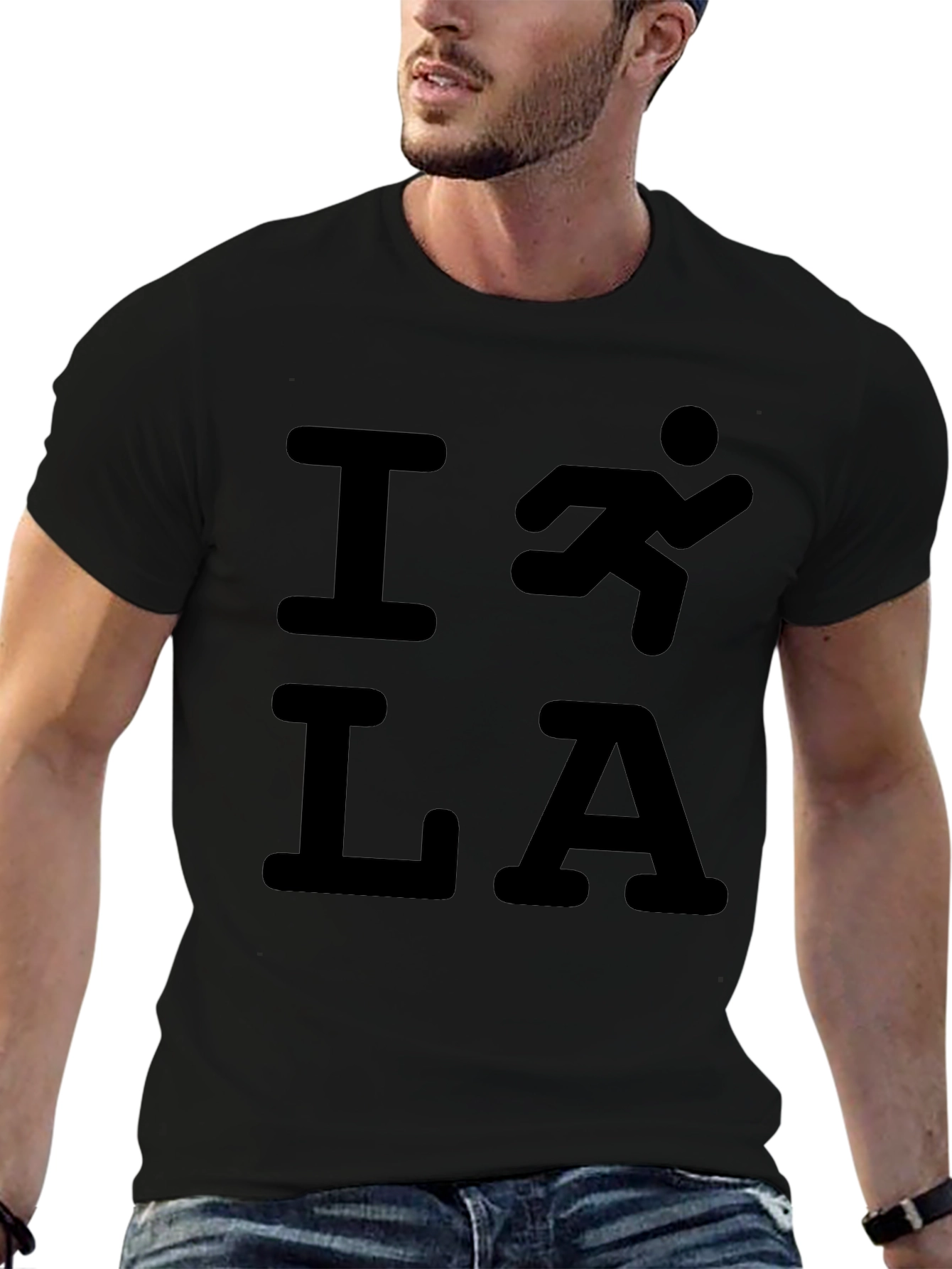 I Run LA Graphic T-Shirt