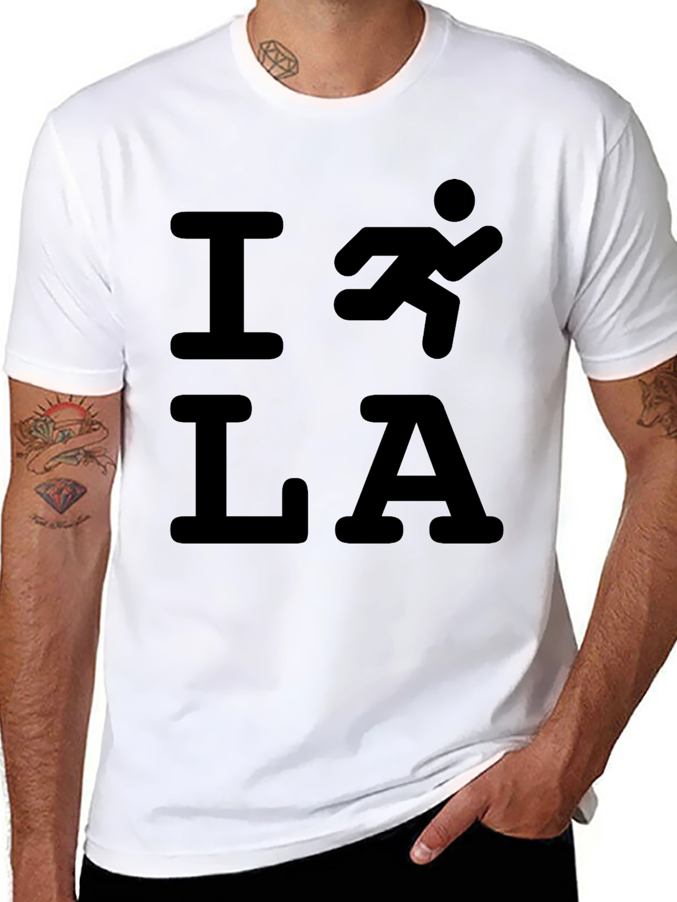 I Run LA Graphic T-Shirt