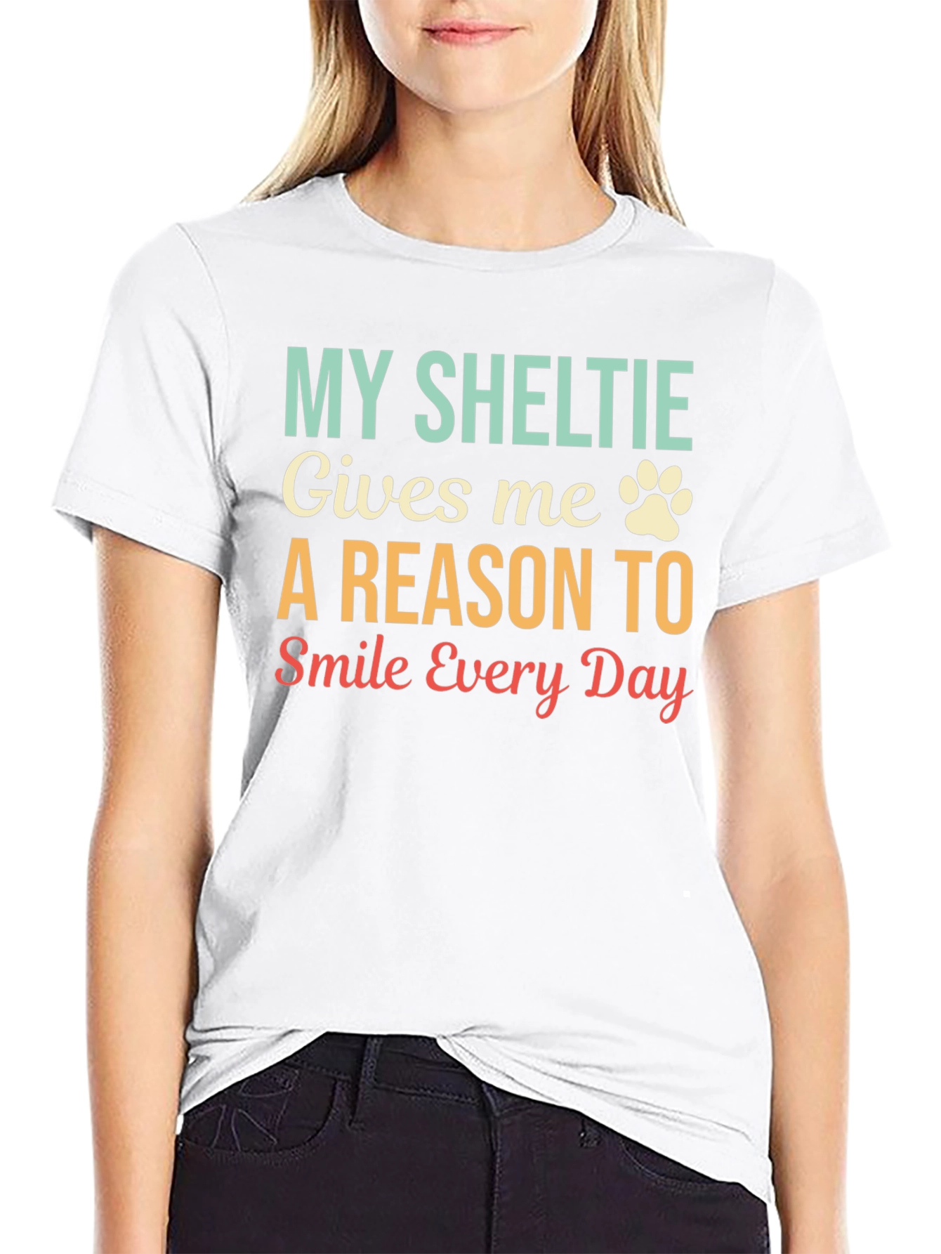 My Sheltie Gives Me A Reason T-Shirt