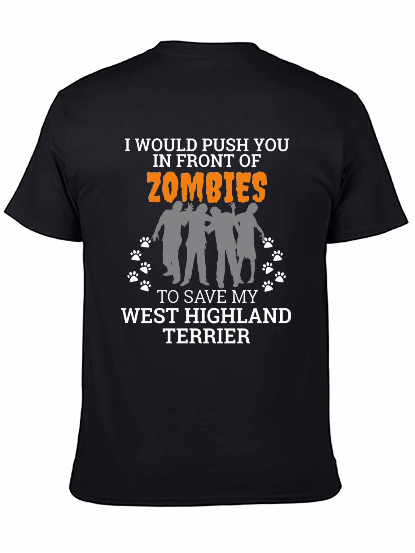 Zombie West Highland Terrier T-Shirt
