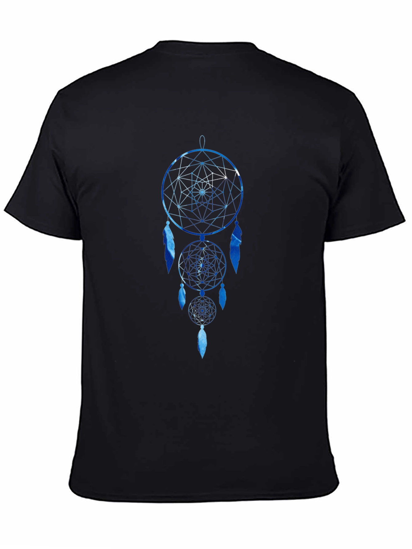Dreamcatcher Graphic Print T-Shirt - Black