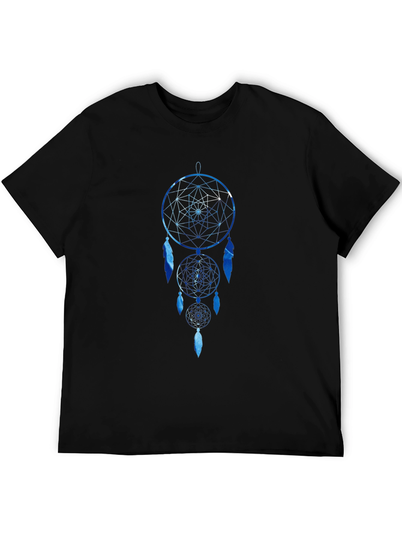 Dreamcatcher Graphic Print T-Shirt - Black