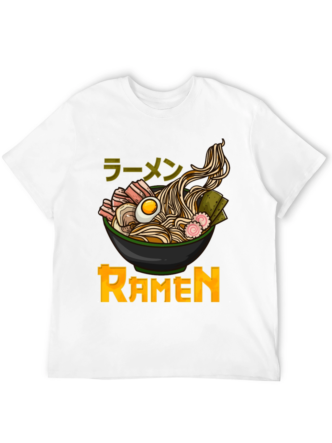 Ramen Graphic T-Shirt - Japanese Noodle Bowl Design