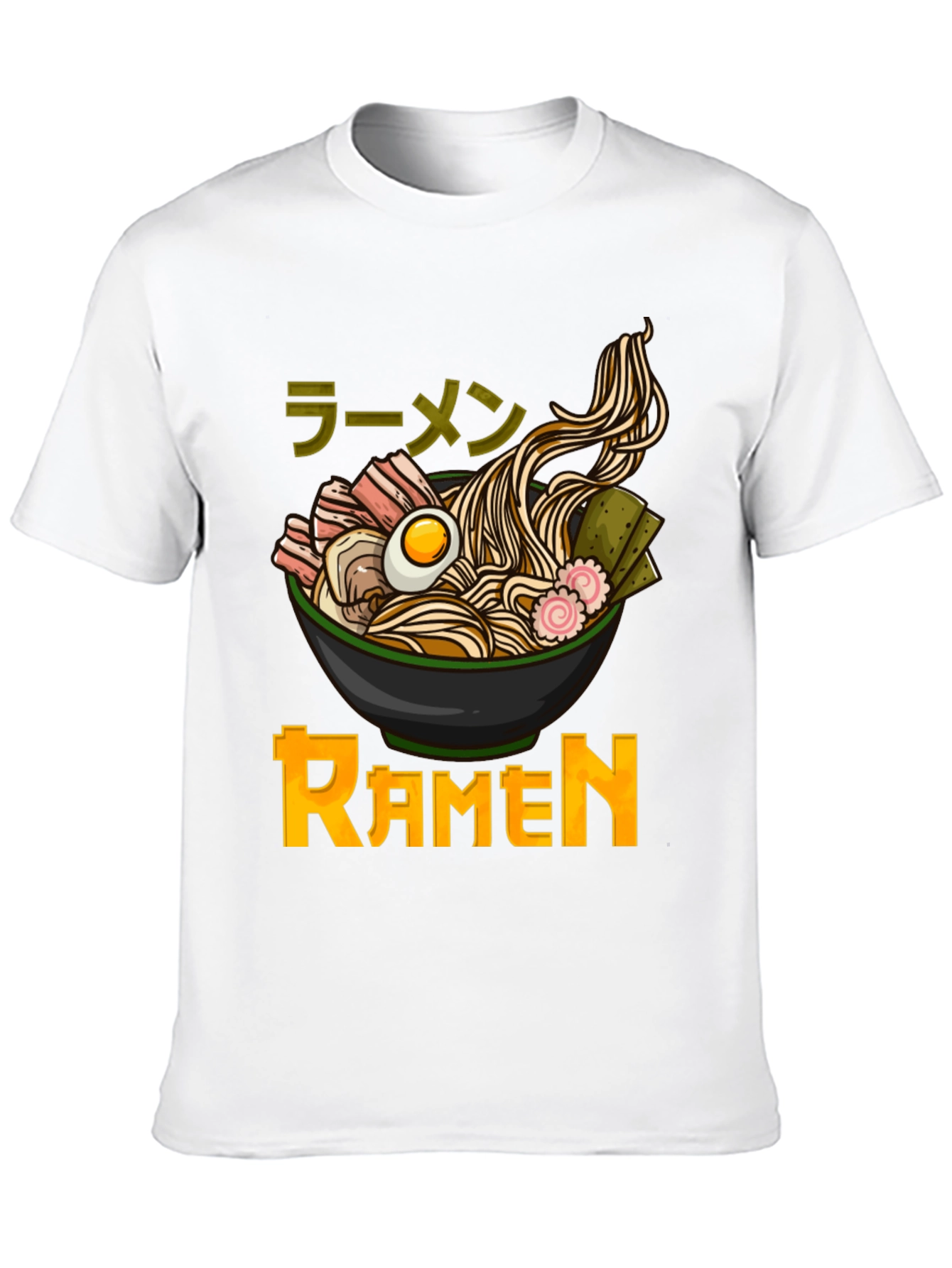 Ramen Graphic T-Shirt - Japanese Noodle Bowl Design