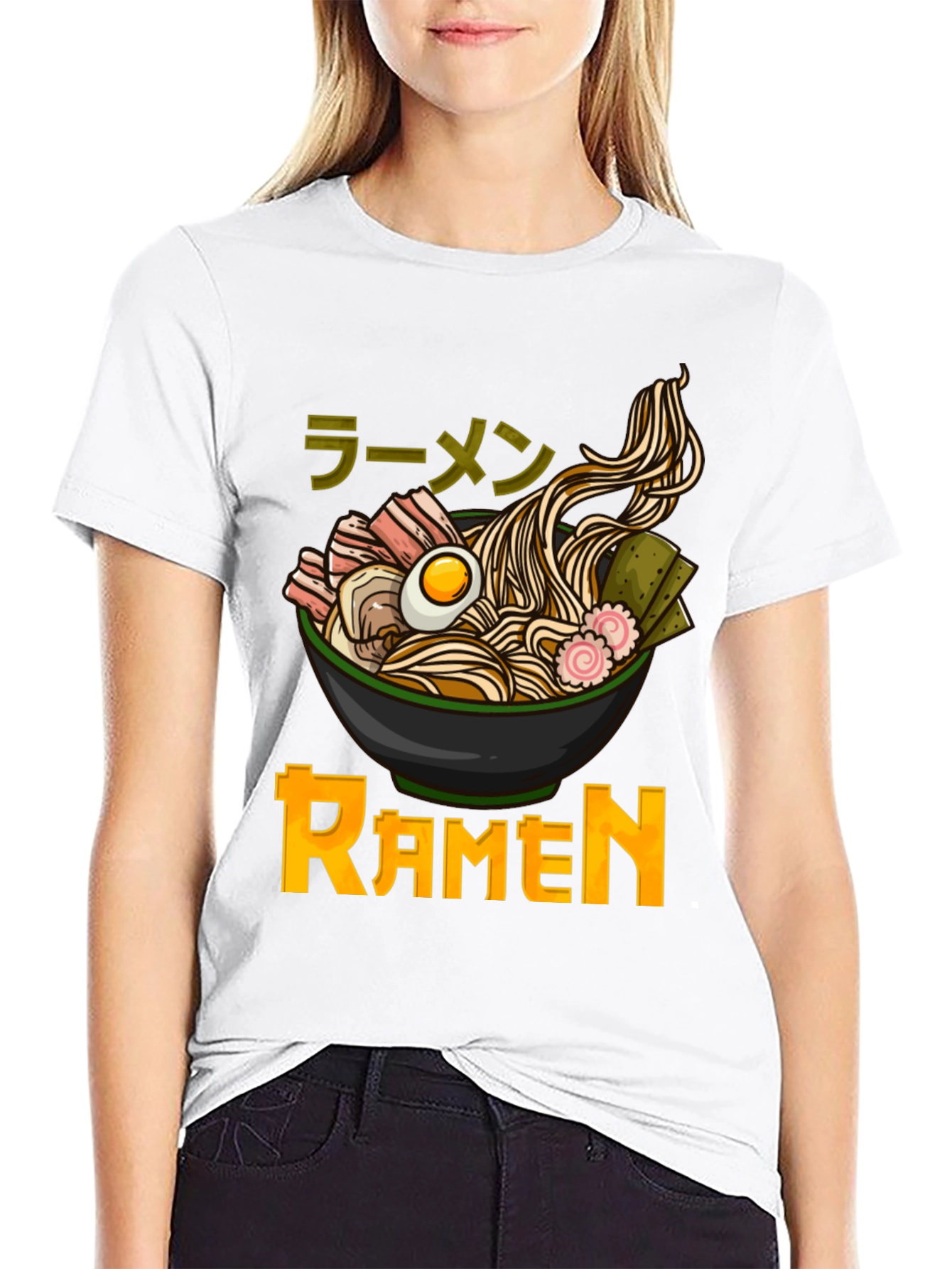 Ramen Graphic T-Shirt - Japanese Noodle Bowl Design