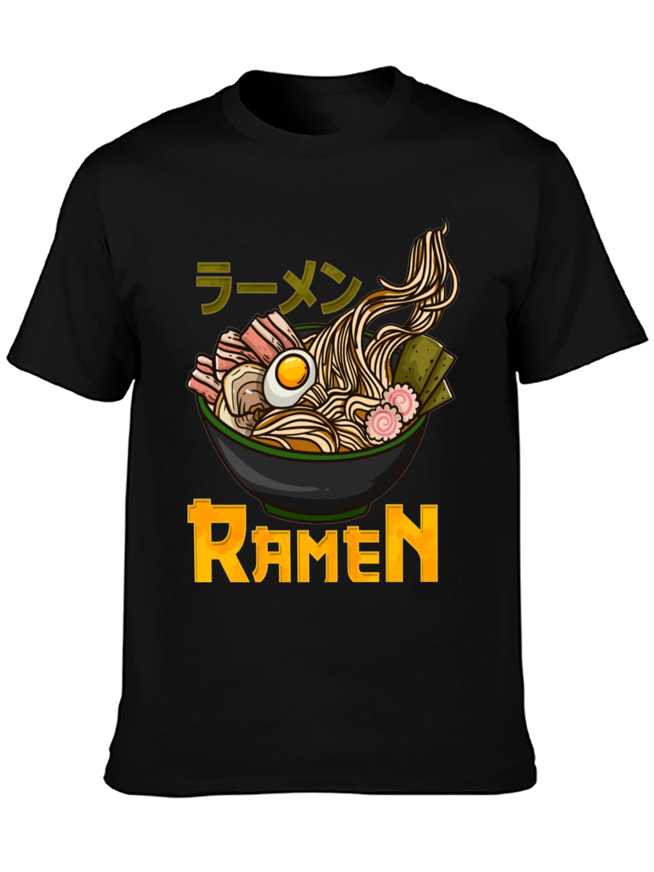 Ramen Graphic T-Shirt - Japanese Noodle Bowl Design