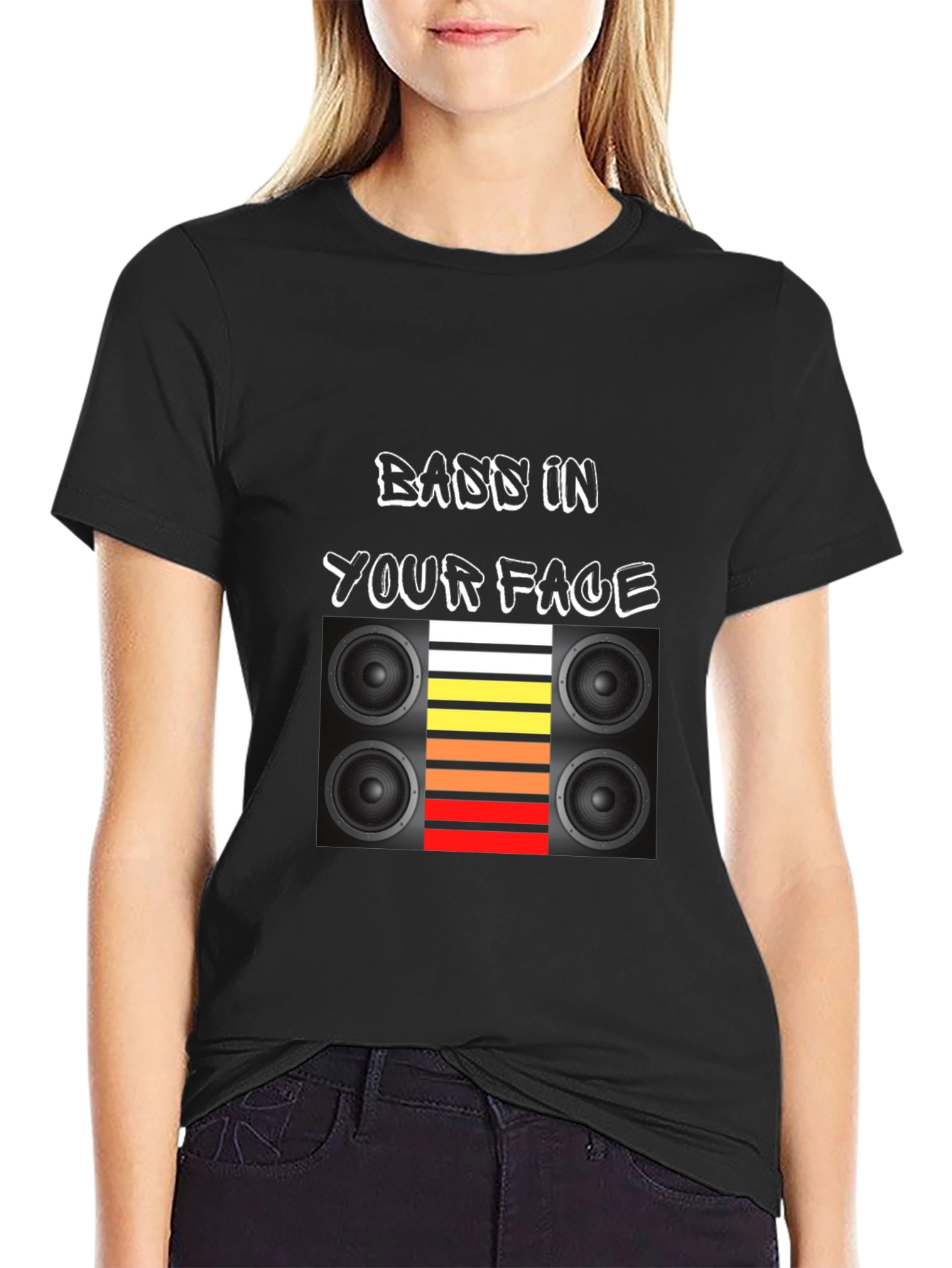 Bass In Your Face T-Shirt - Bold Graphic Tee